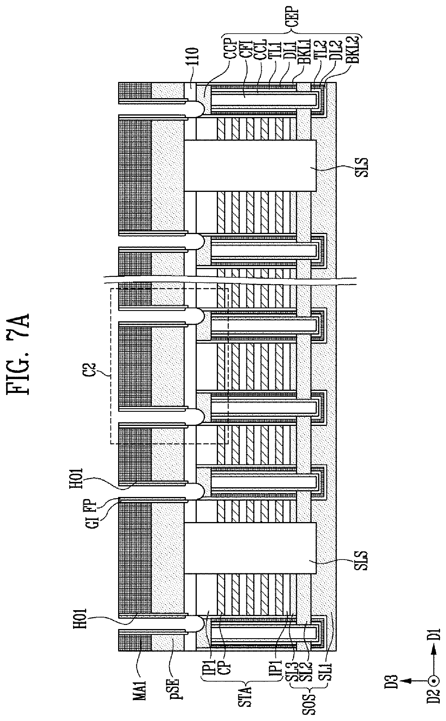 Patent US12317486 Figure 10 – Semiconductor device and manufacturing method of the semiconductor device