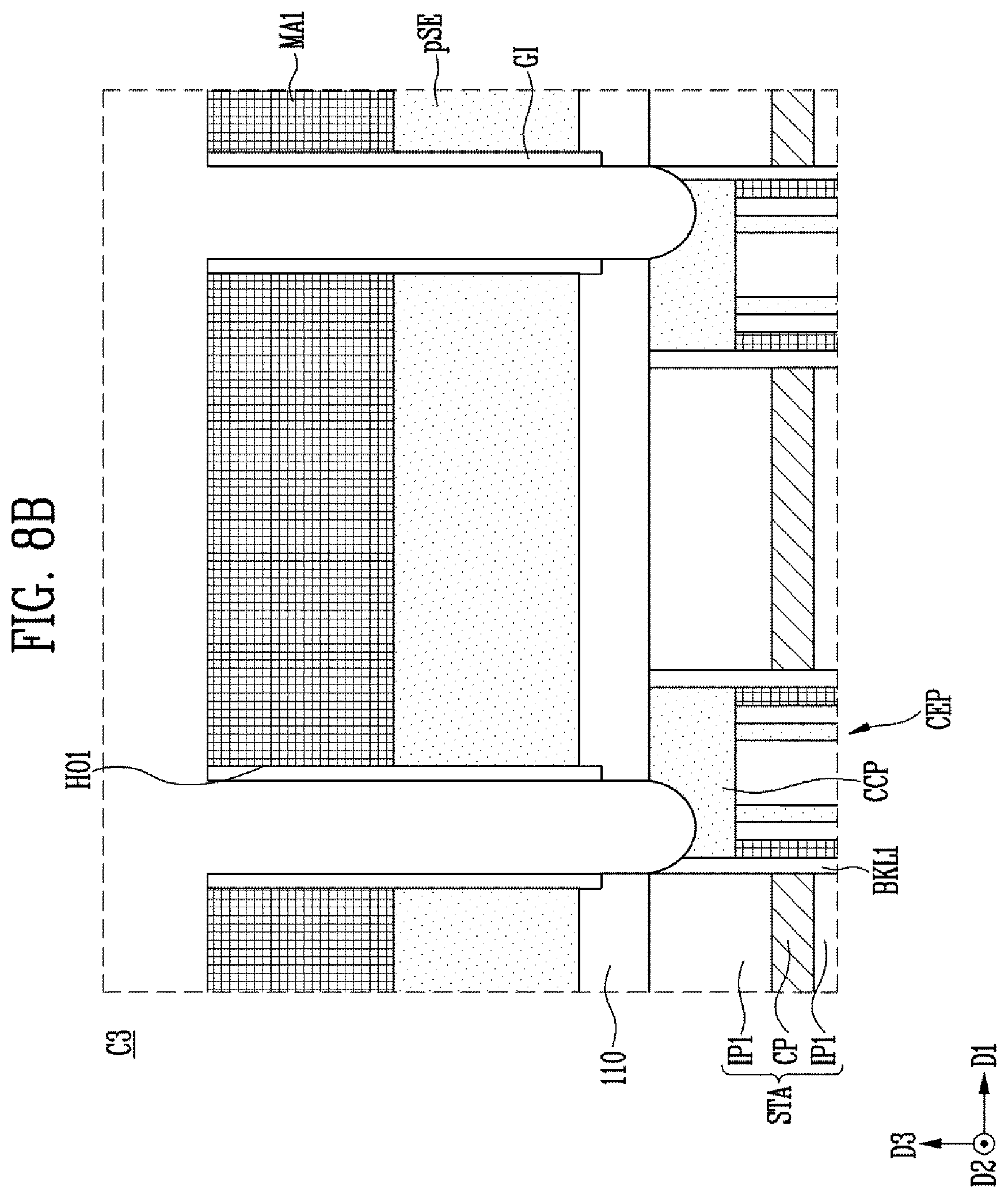 Patent US12317486 Figure 13 – Semiconductor device and manufacturing method of the semiconductor device