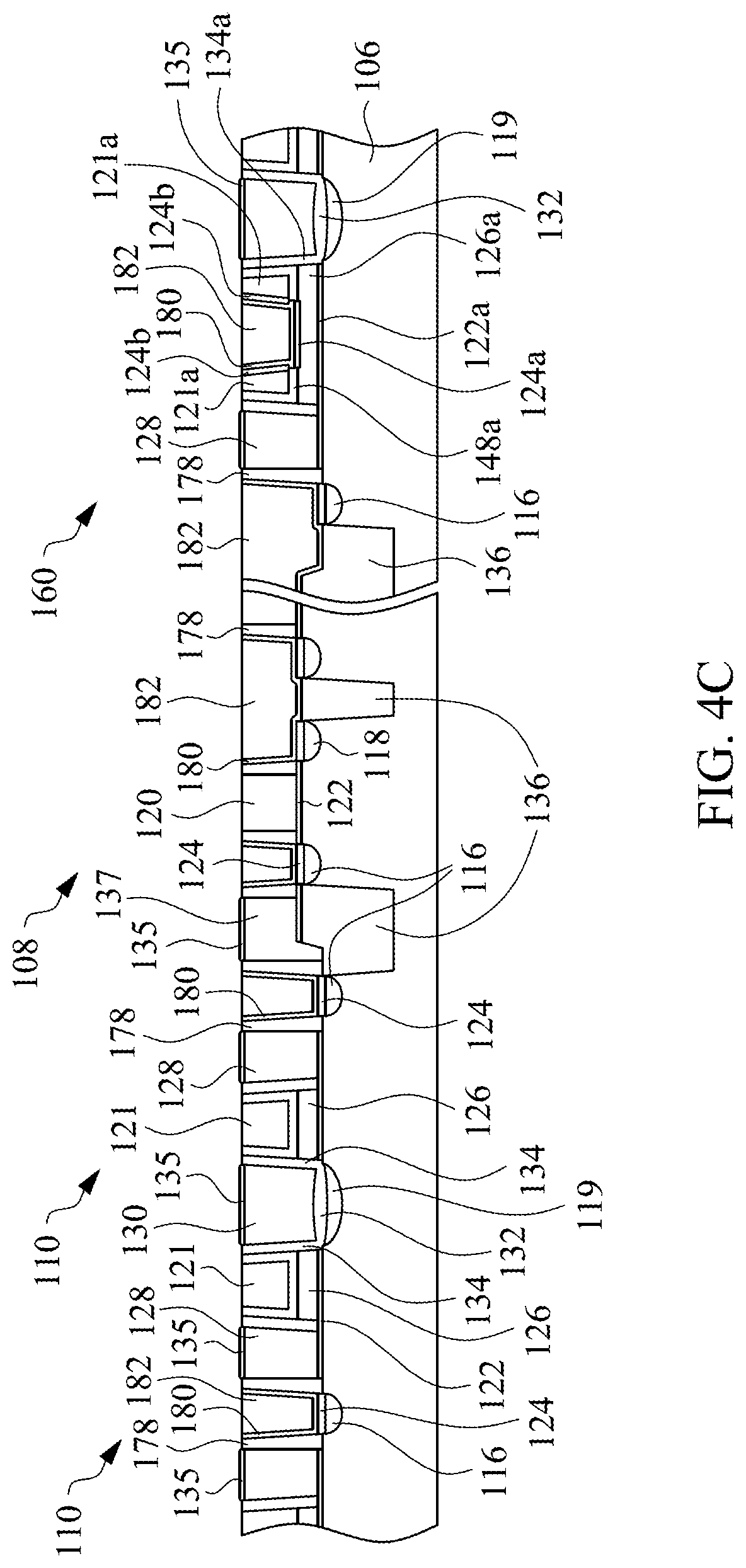 Patent US12317488 Figure 6 – Structure and method for preventing silicide contamination during the manufacture of micro-processors with embedded flash memory