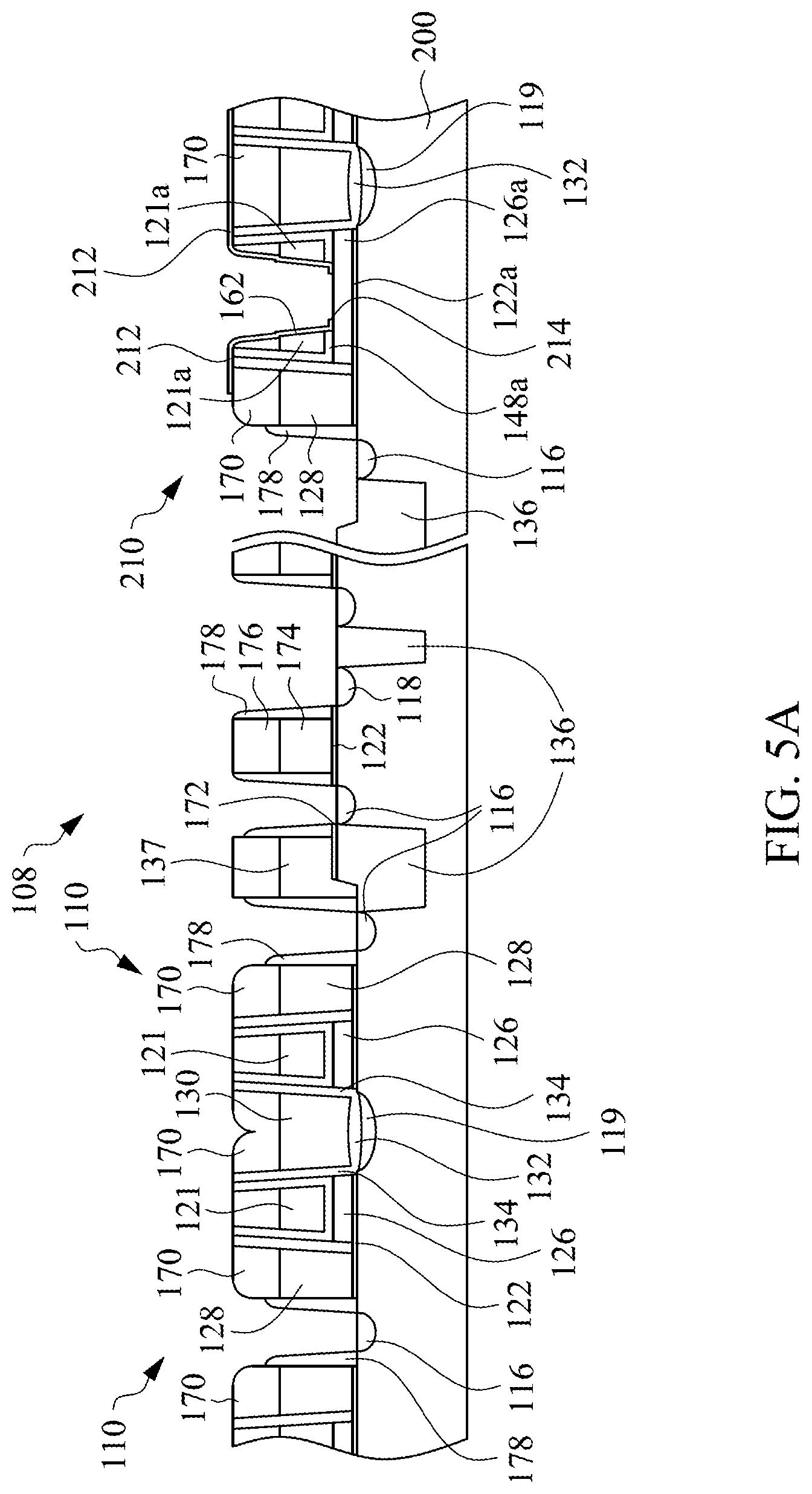 Patent US12317488 Figure 7 – Structure and method for preventing silicide contamination during the manufacture of micro-processors with embedded flash memory