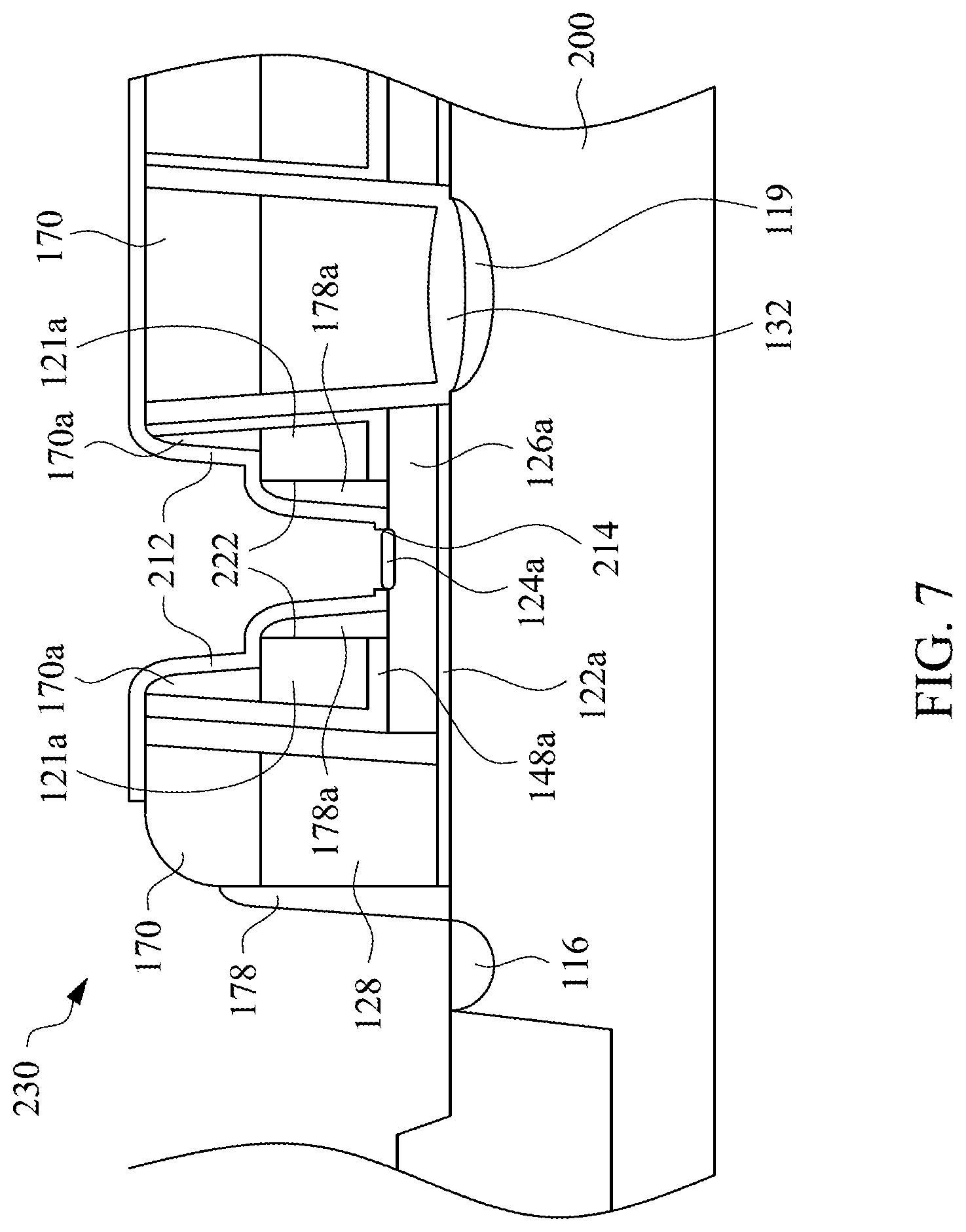 Patent US12317488 Figure 12 – Structure and method for preventing silicide contamination during the manufacture of micro-processors with embedded flash memory
