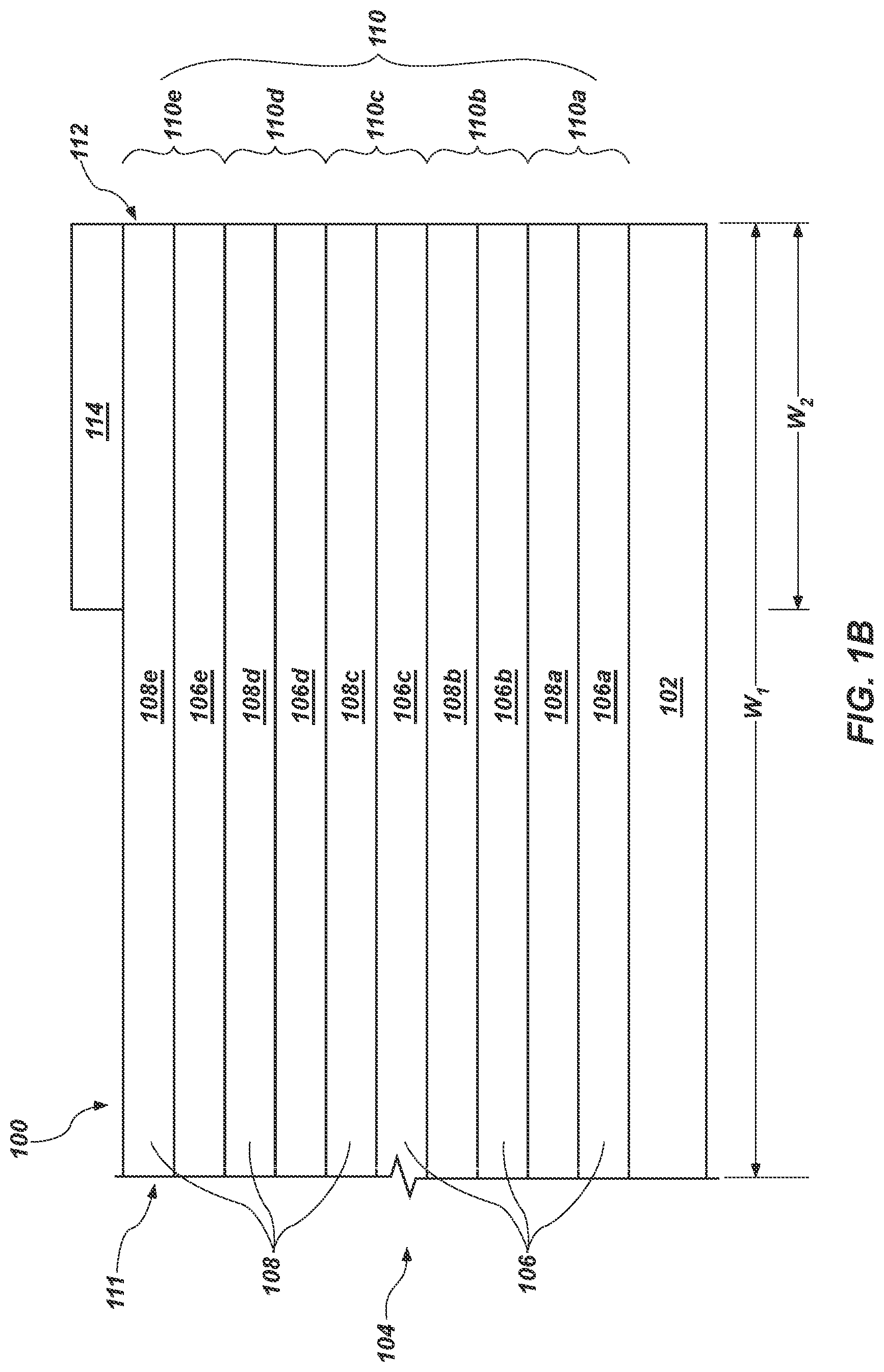 Patent US12317489 Figure 2 – Devices including a stair step structure adjacent a substantially planar, vertically extending surface of a stack structure