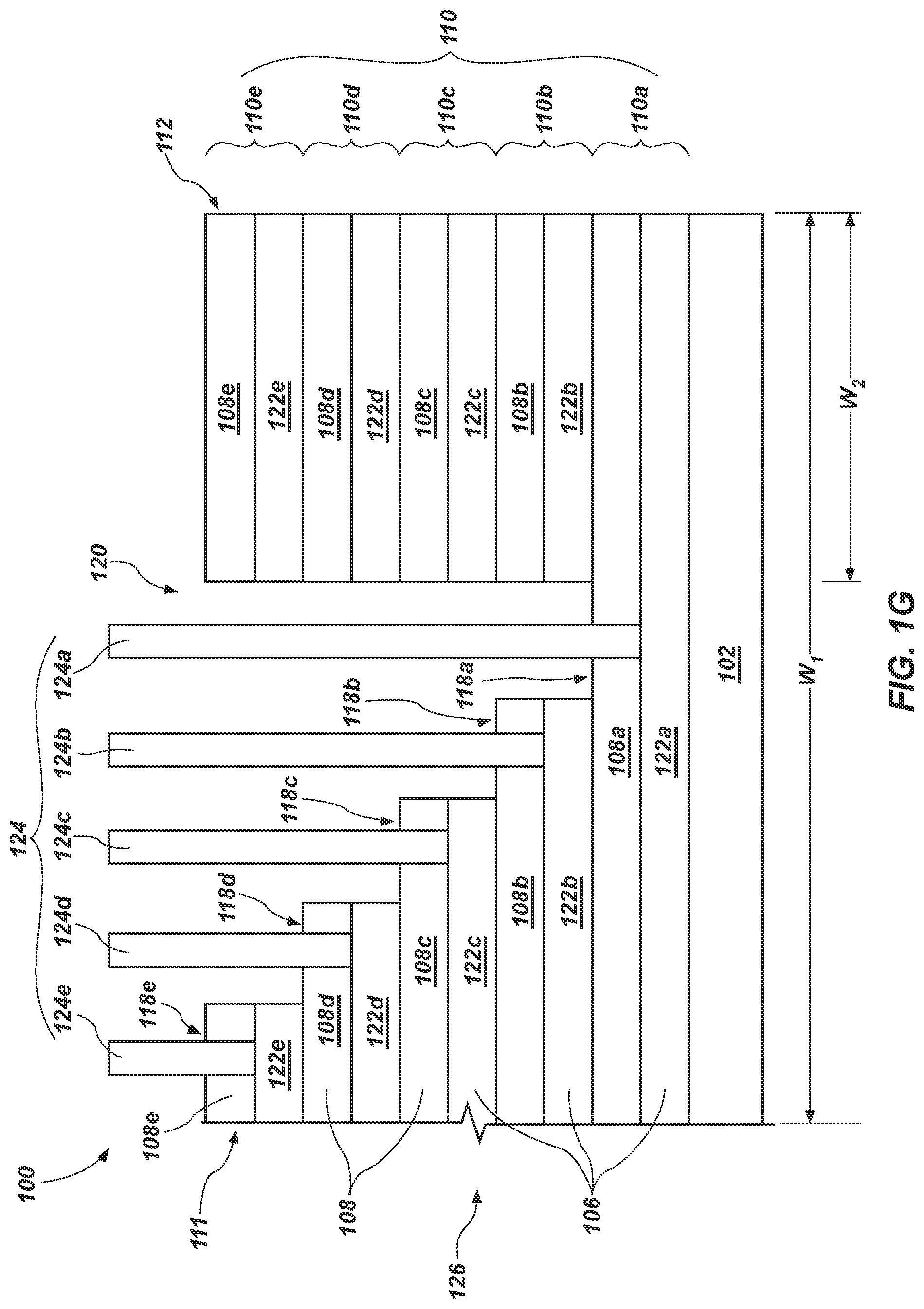 Patent US12317489 Figure 7 – Devices including a stair step structure adjacent a substantially planar, vertically extending surface of a stack structure