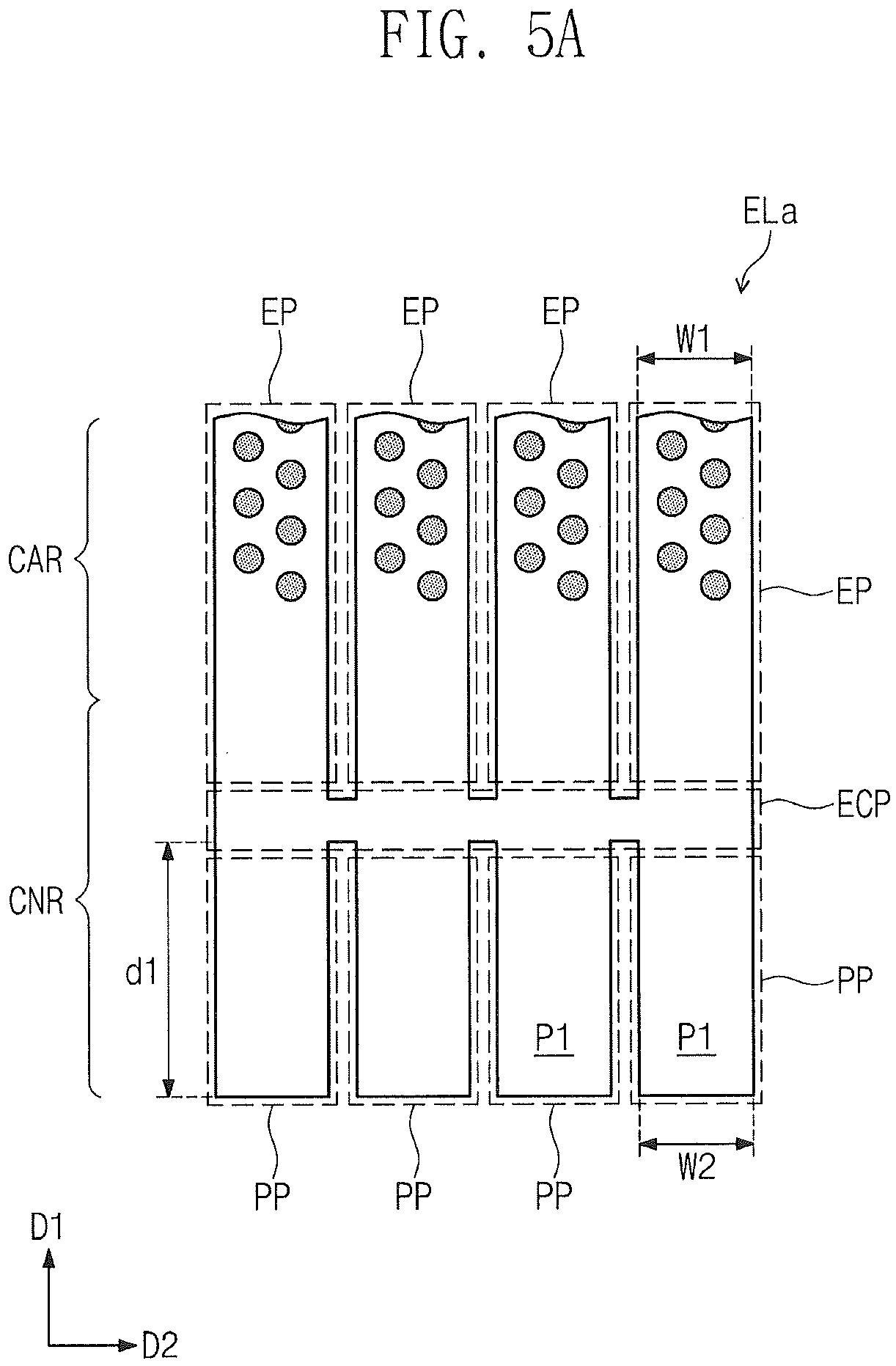 Patent US12317492 Figure 5 – Three-dimensional semiconductor memory device with increased process margin