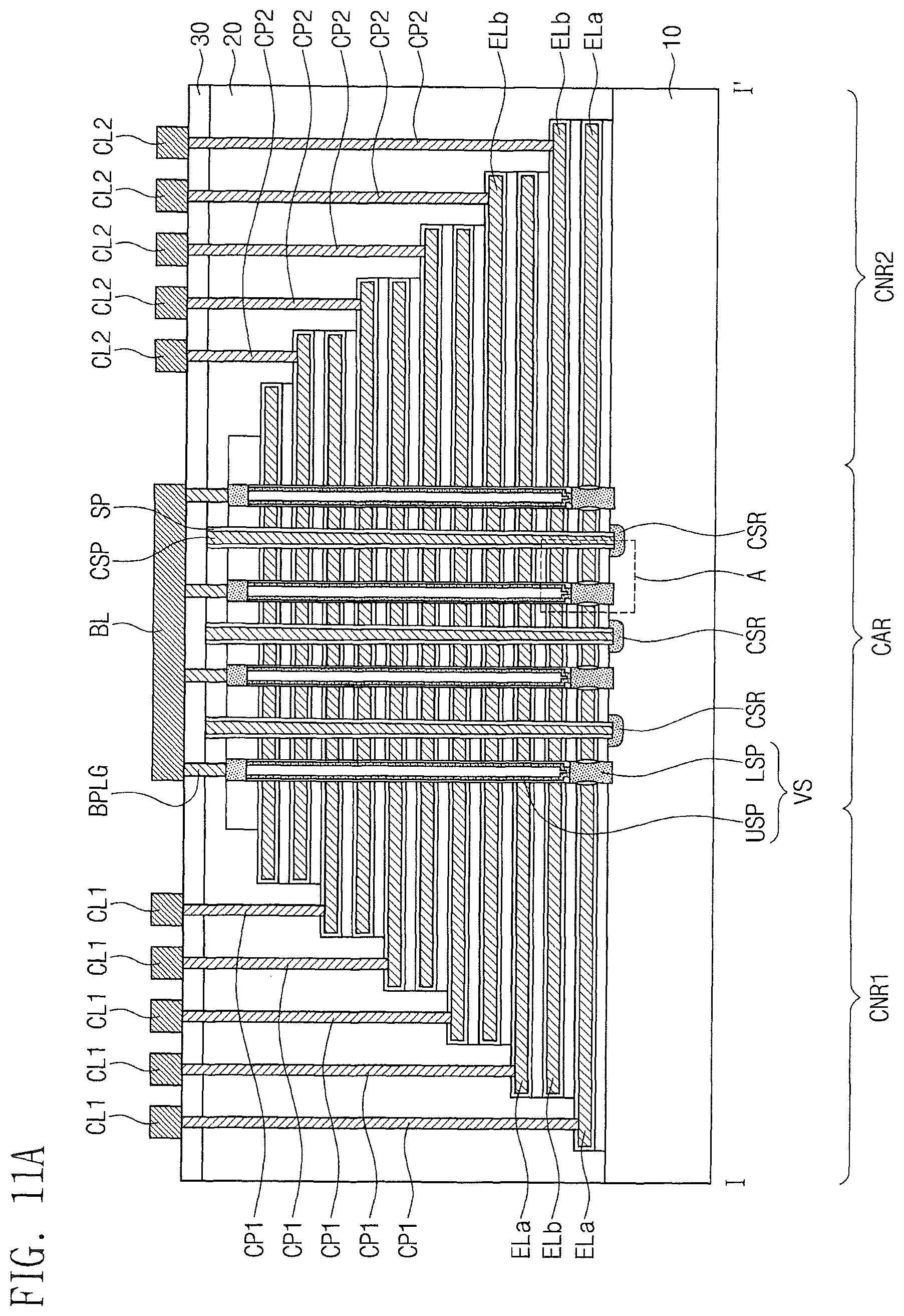 Patent US12317492 Figure 12 – Three-dimensional semiconductor memory device with increased process margin