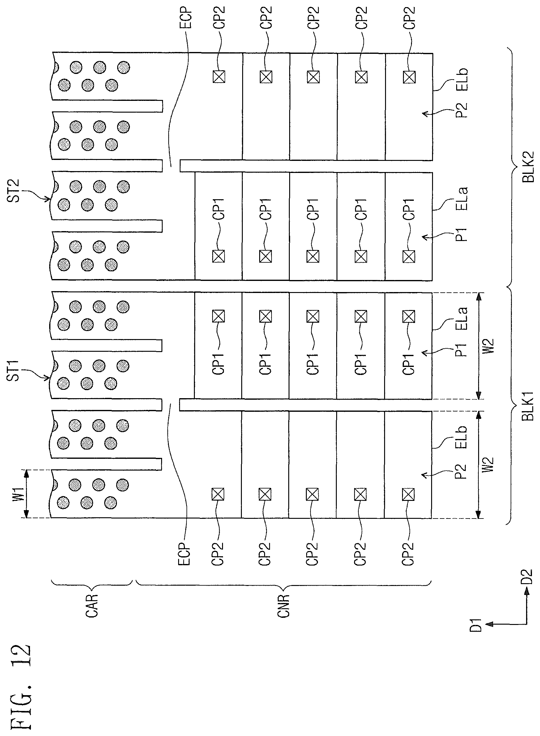 Patent US12317492 Figure 17 – Three-dimensional semiconductor memory device with increased process margin