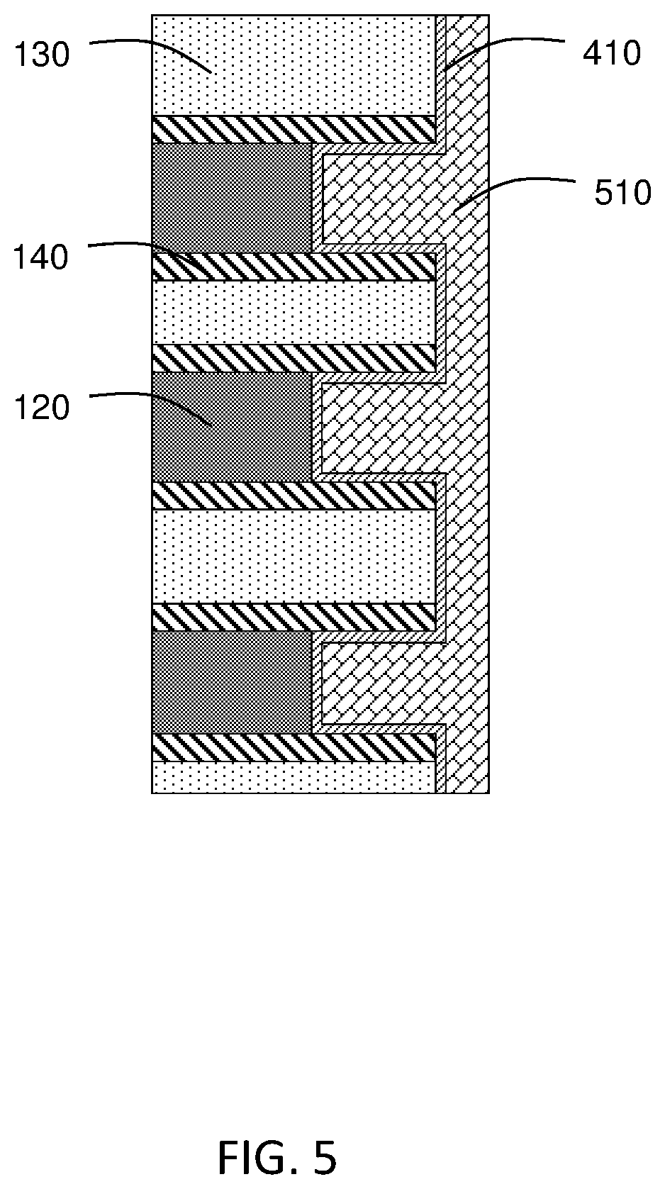 Patent US12317493 Figure 5 – Methods of forming 3D NAND structures with decreased pitch