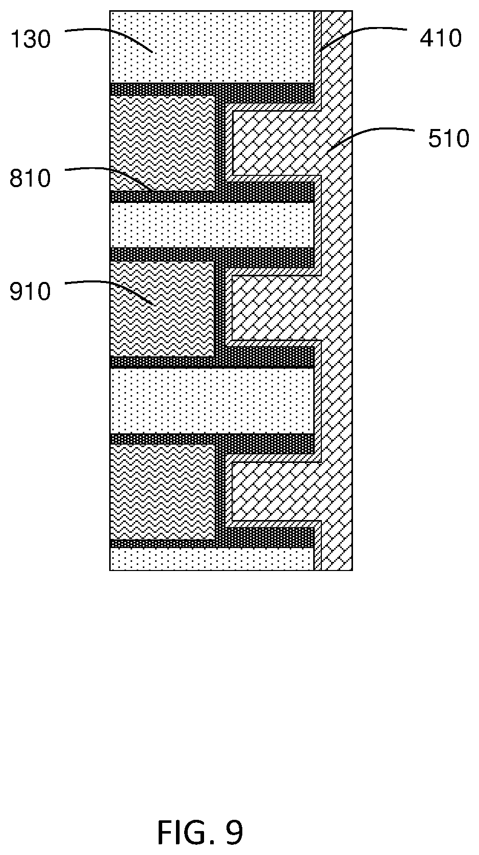 Patent US12317493 Figure 9 – Methods of forming 3D NAND structures with decreased pitch