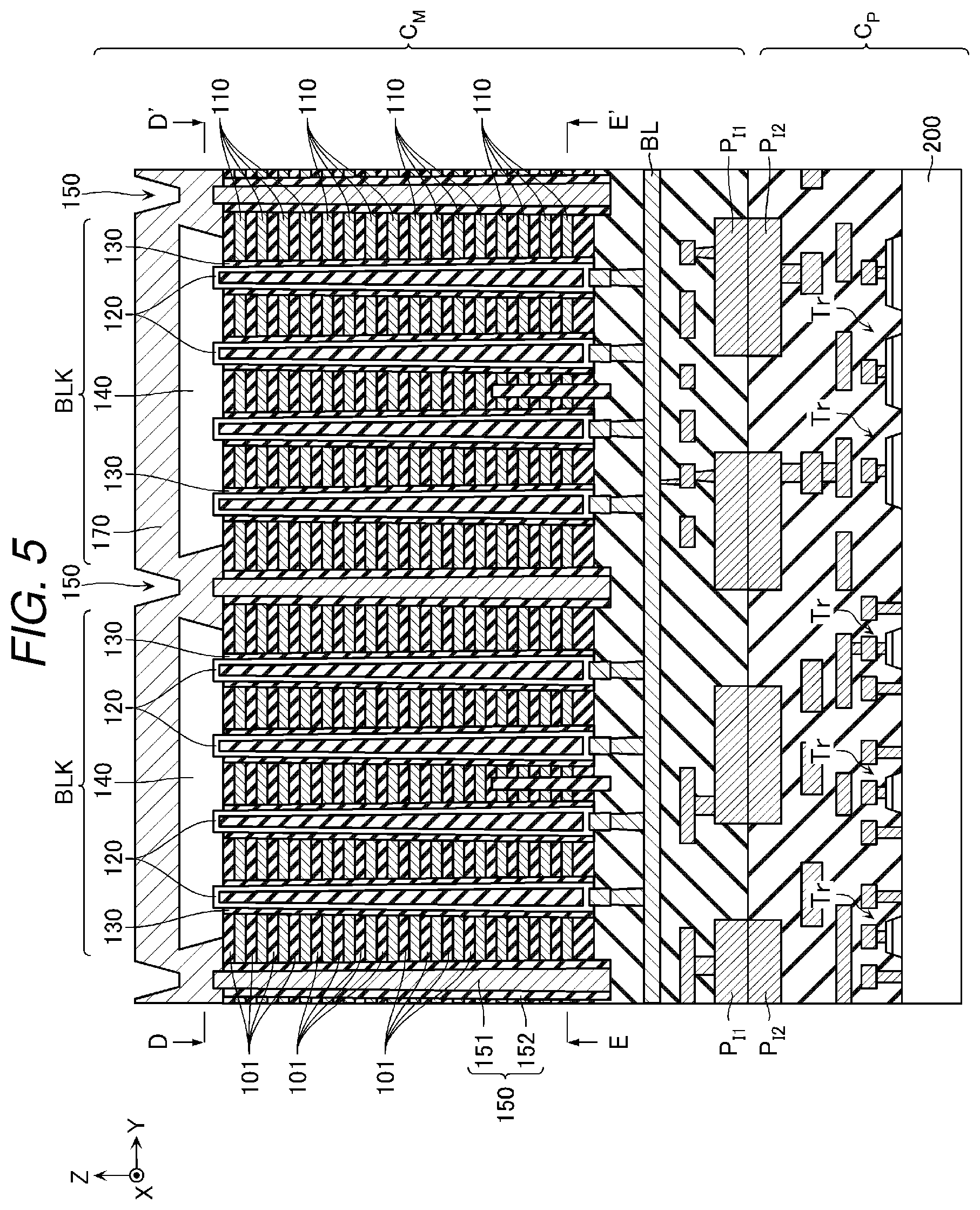Patent US12317494 Figure 4 – Semiconductor storage device