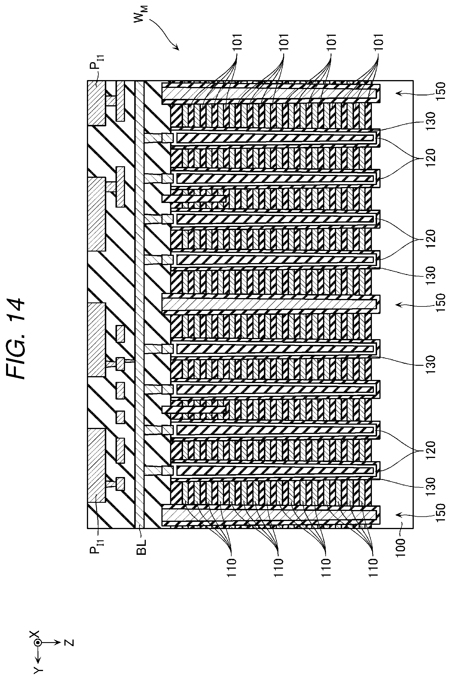 Patent US12317494 Figure 13 – Semiconductor storage device