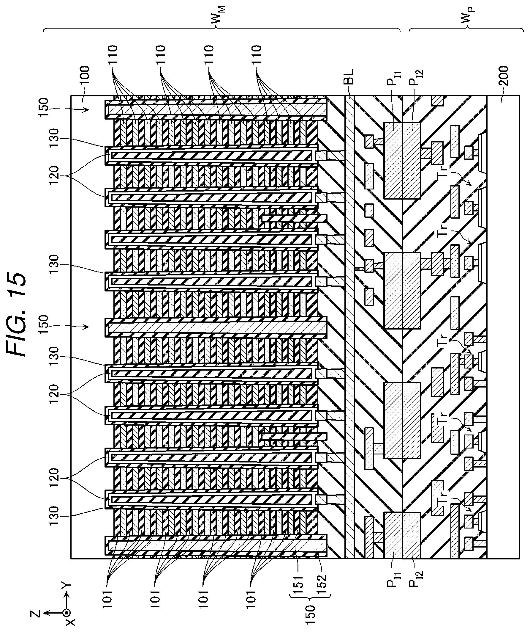 Patent US12317494 Figure 14 – Semiconductor storage device