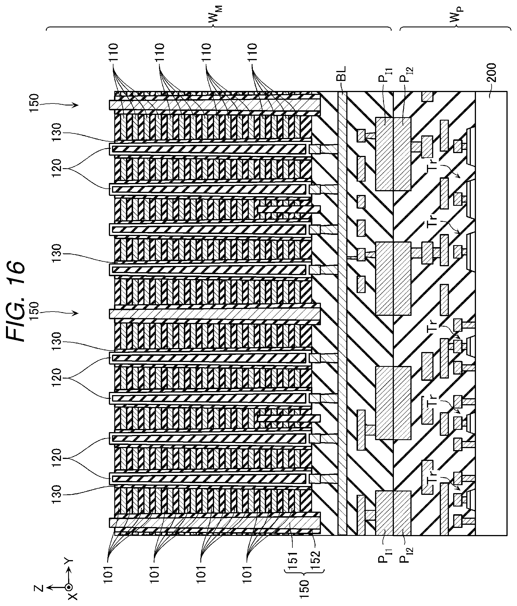 Patent US12317494 Figure 15 – Semiconductor storage device