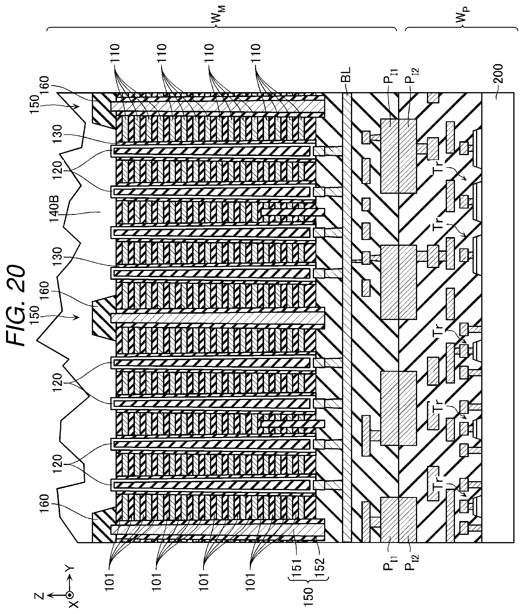 Patent US12317494 Figure 19 – Semiconductor storage device