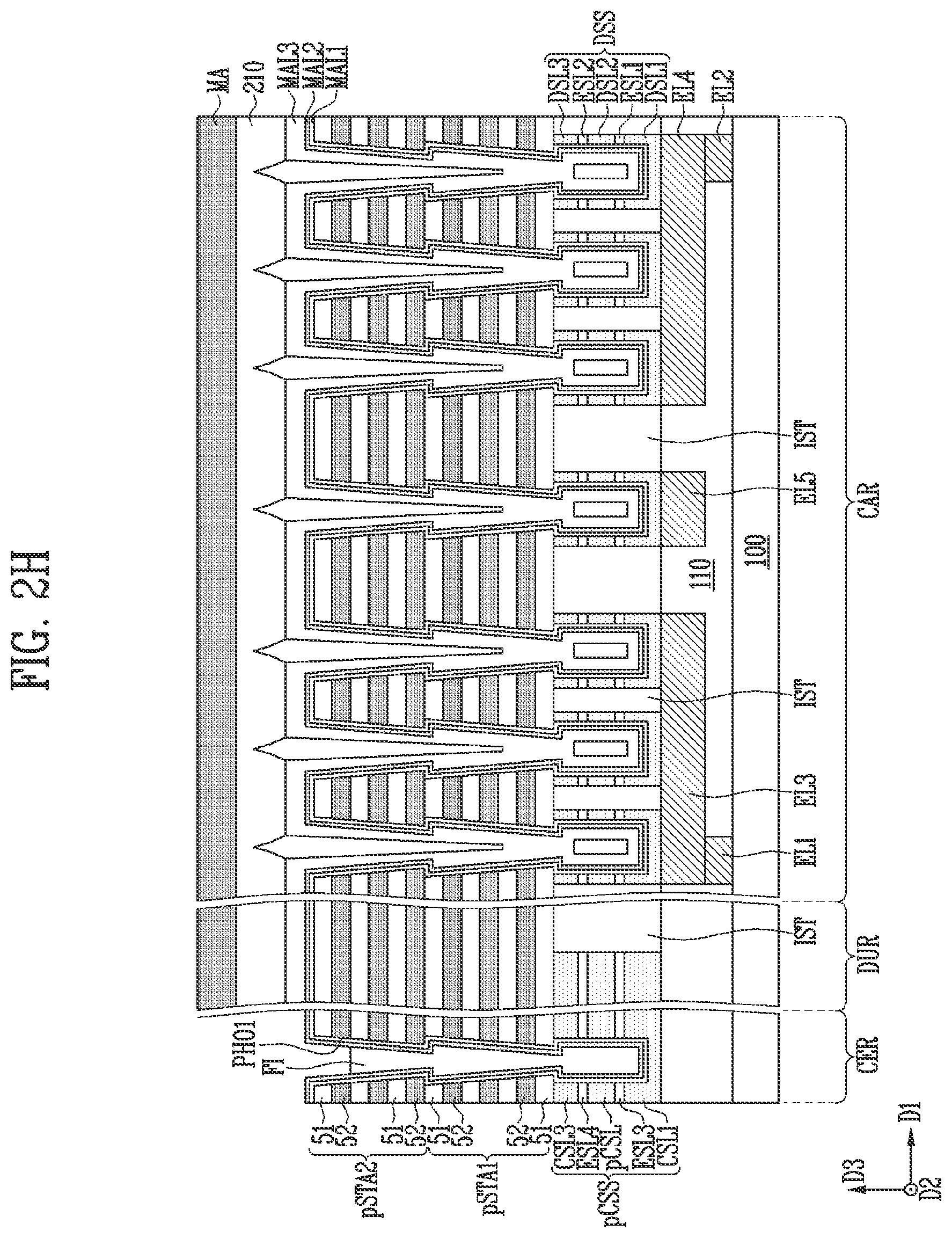 Patent US12317495 Figure 12 – Semiconductor device and method of manufacturing the semiconductor device
