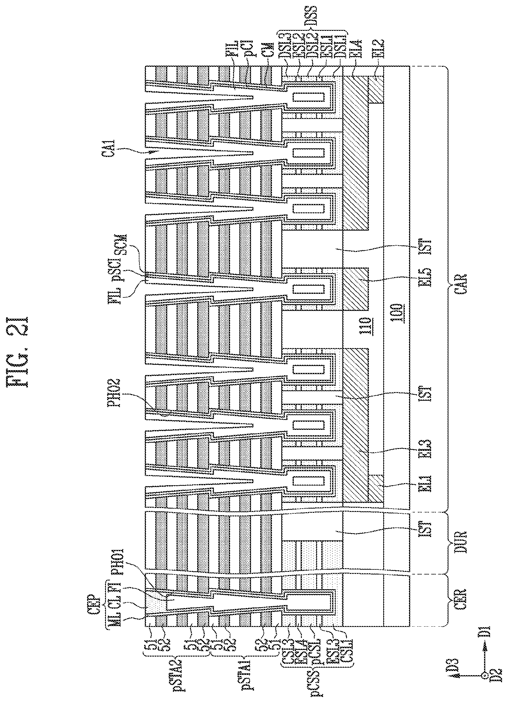 Patent US12317495 Figure 13 – Semiconductor device and method of manufacturing the semiconductor device