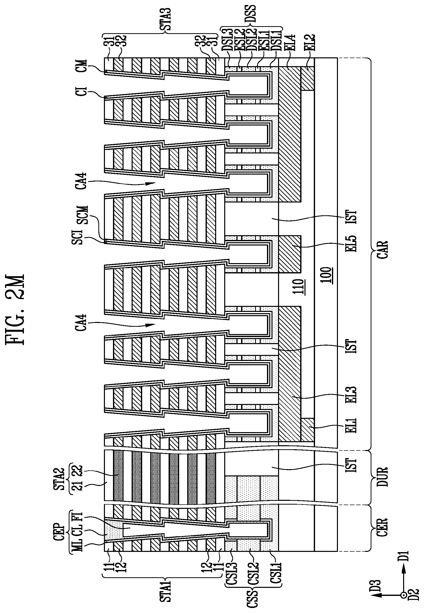 Patent US12317495 Figure 17 – Semiconductor device and method of manufacturing the semiconductor device