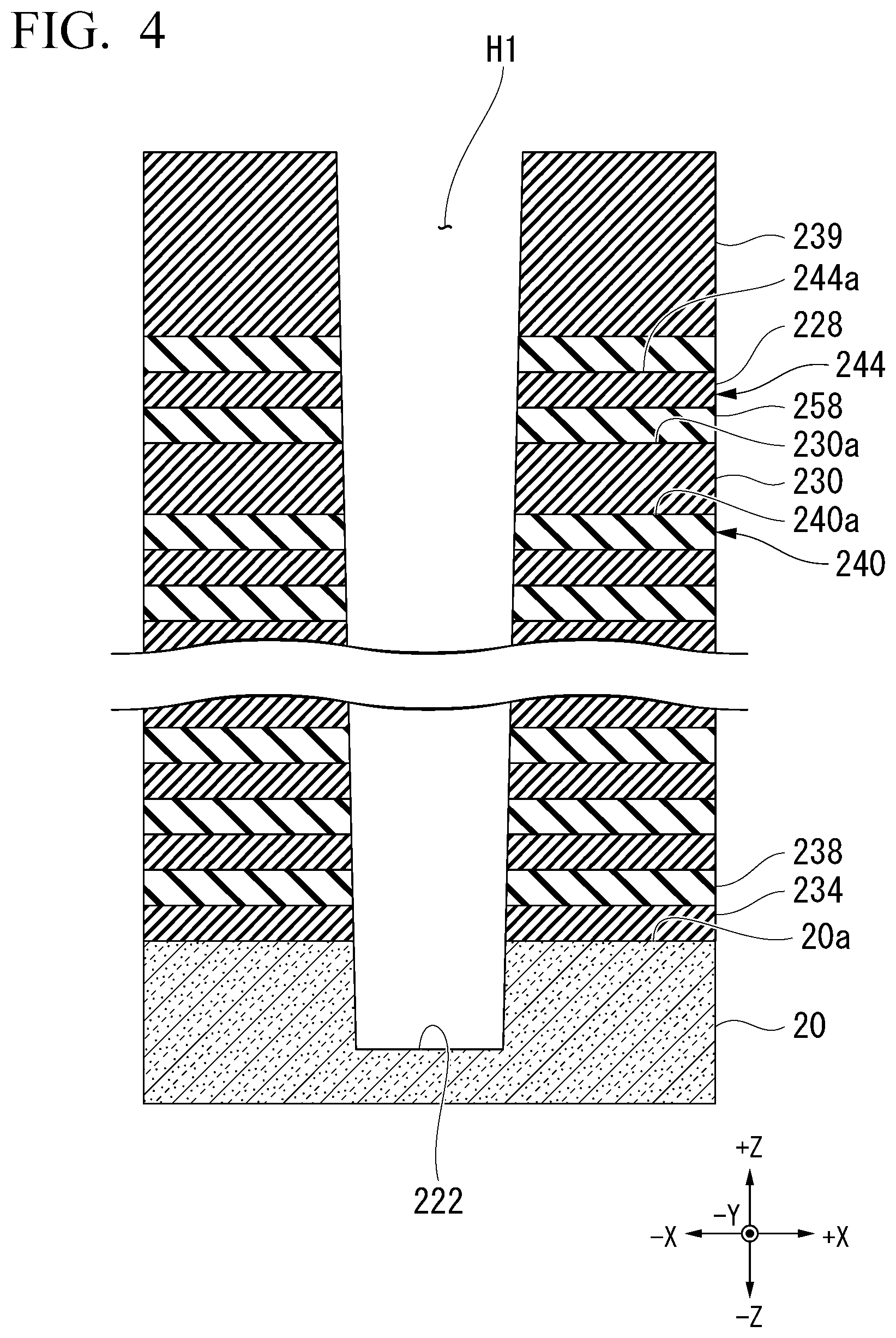 Patent US12317497 Figure 4 – Semiconductor memory device and method of manufacturing semiconductor memory device