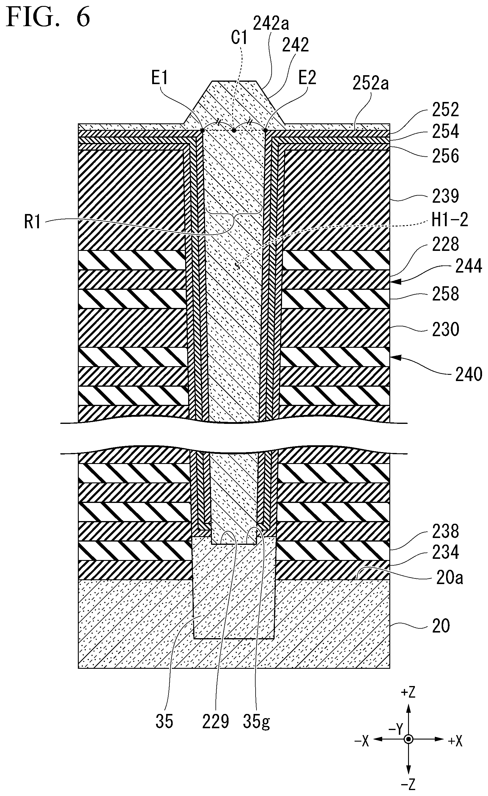Patent US12317497 Figure 6 – Semiconductor memory device and method of manufacturing semiconductor memory device