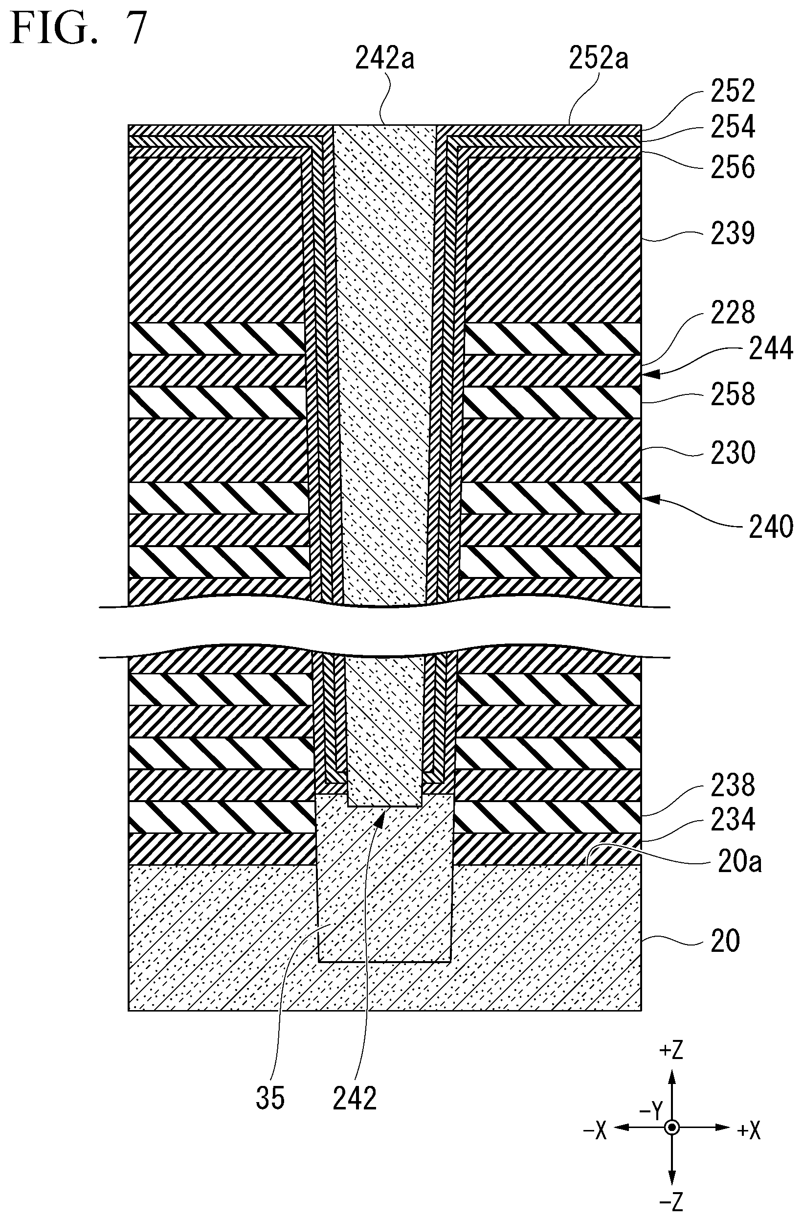 Patent US12317497 Figure 7 – Semiconductor memory device and method of manufacturing semiconductor memory device