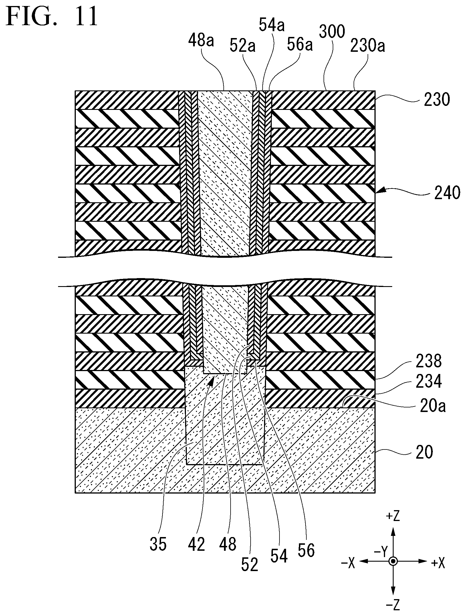 Patent US12317497 Figure 11 – Semiconductor memory device and method of manufacturing semiconductor memory device