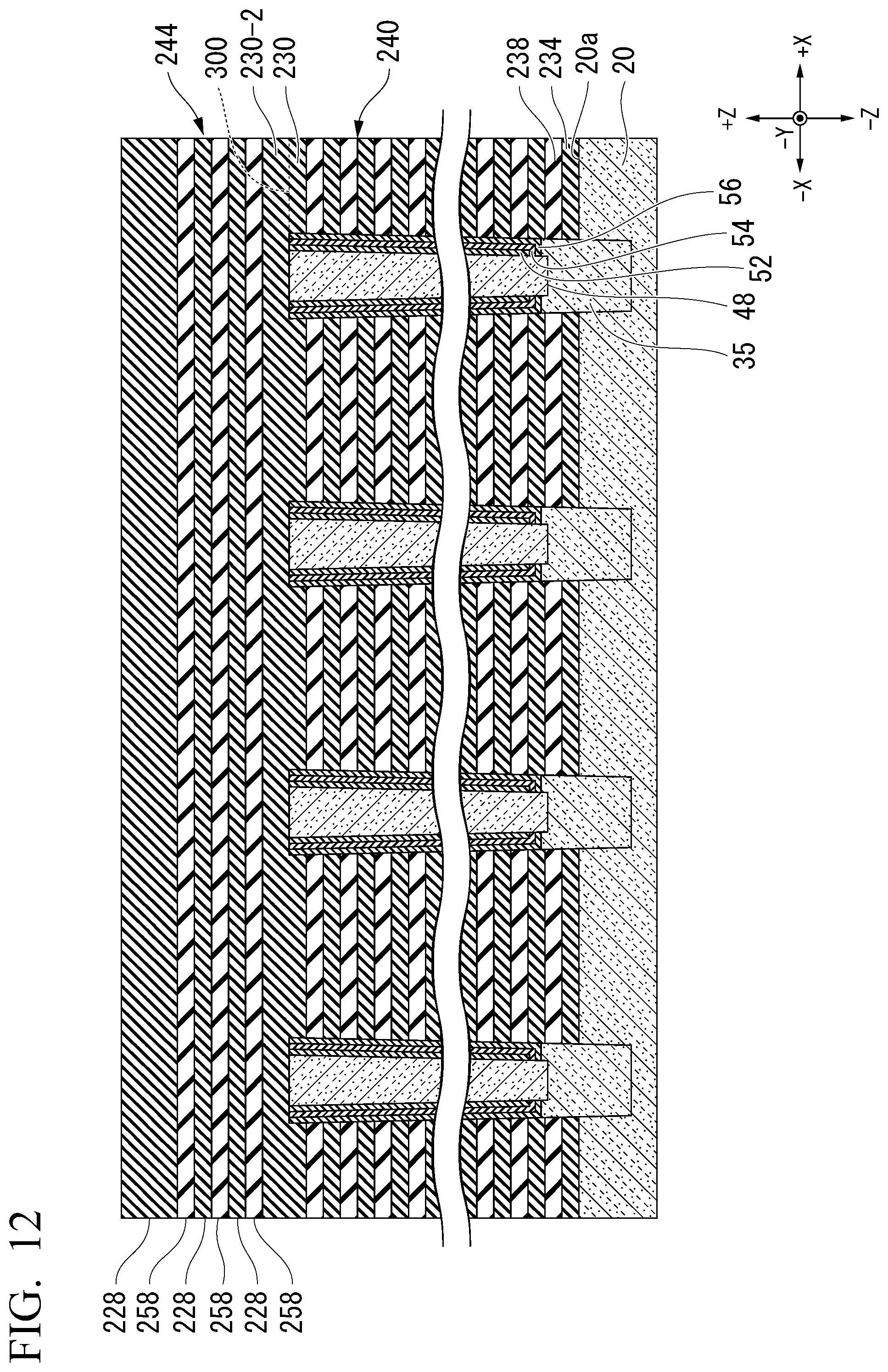 Patent US12317497 Figure 12 – Semiconductor memory device and method of manufacturing semiconductor memory device