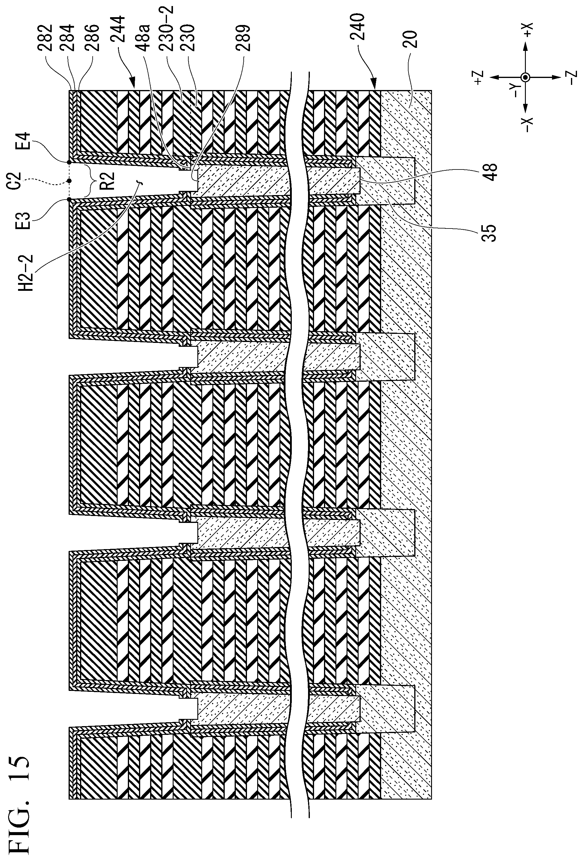 Patent US12317497 Figure 15 – Semiconductor memory device and method of manufacturing semiconductor memory device