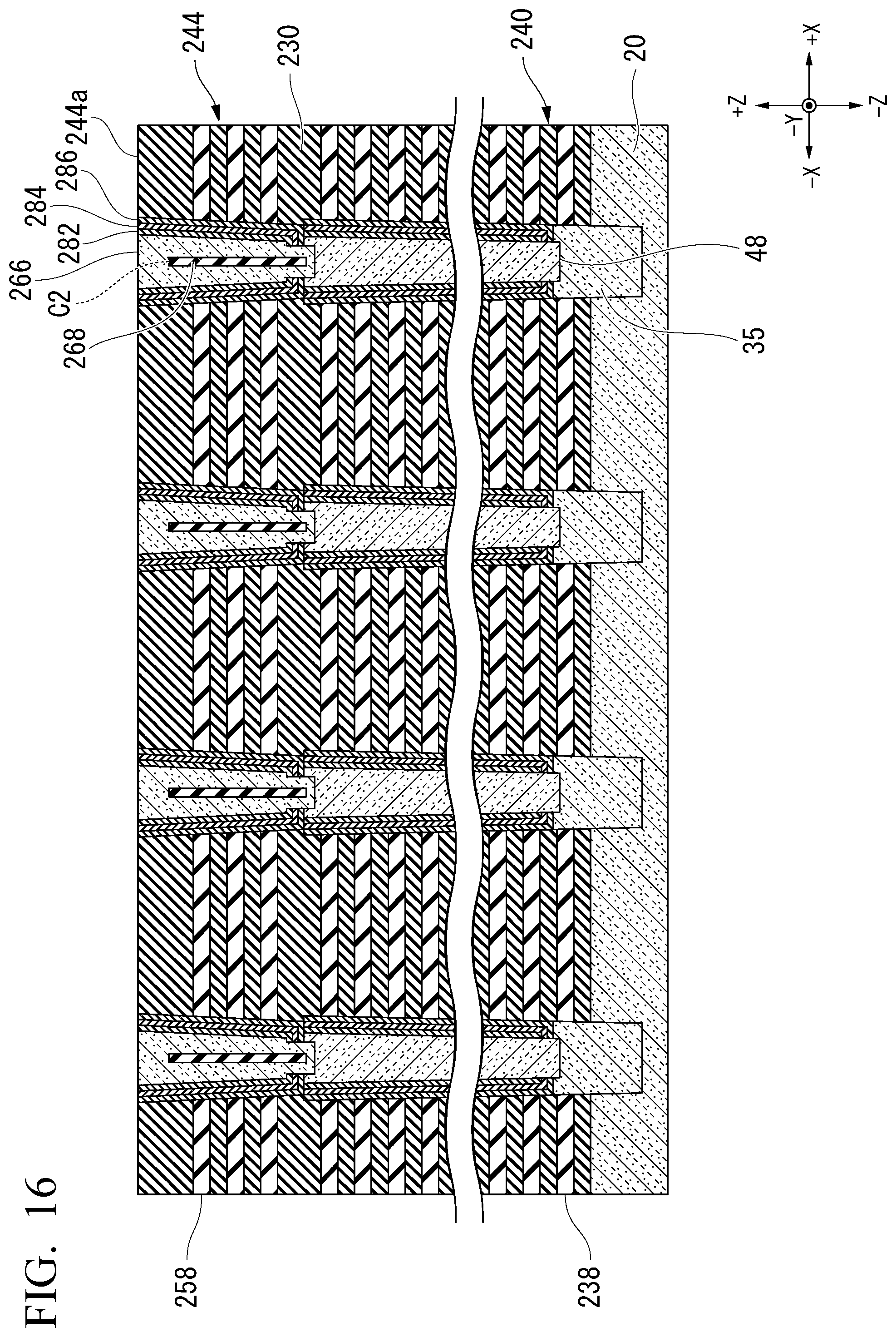 Patent US12317497 Figure 16 – Semiconductor memory device and method of manufacturing semiconductor memory device