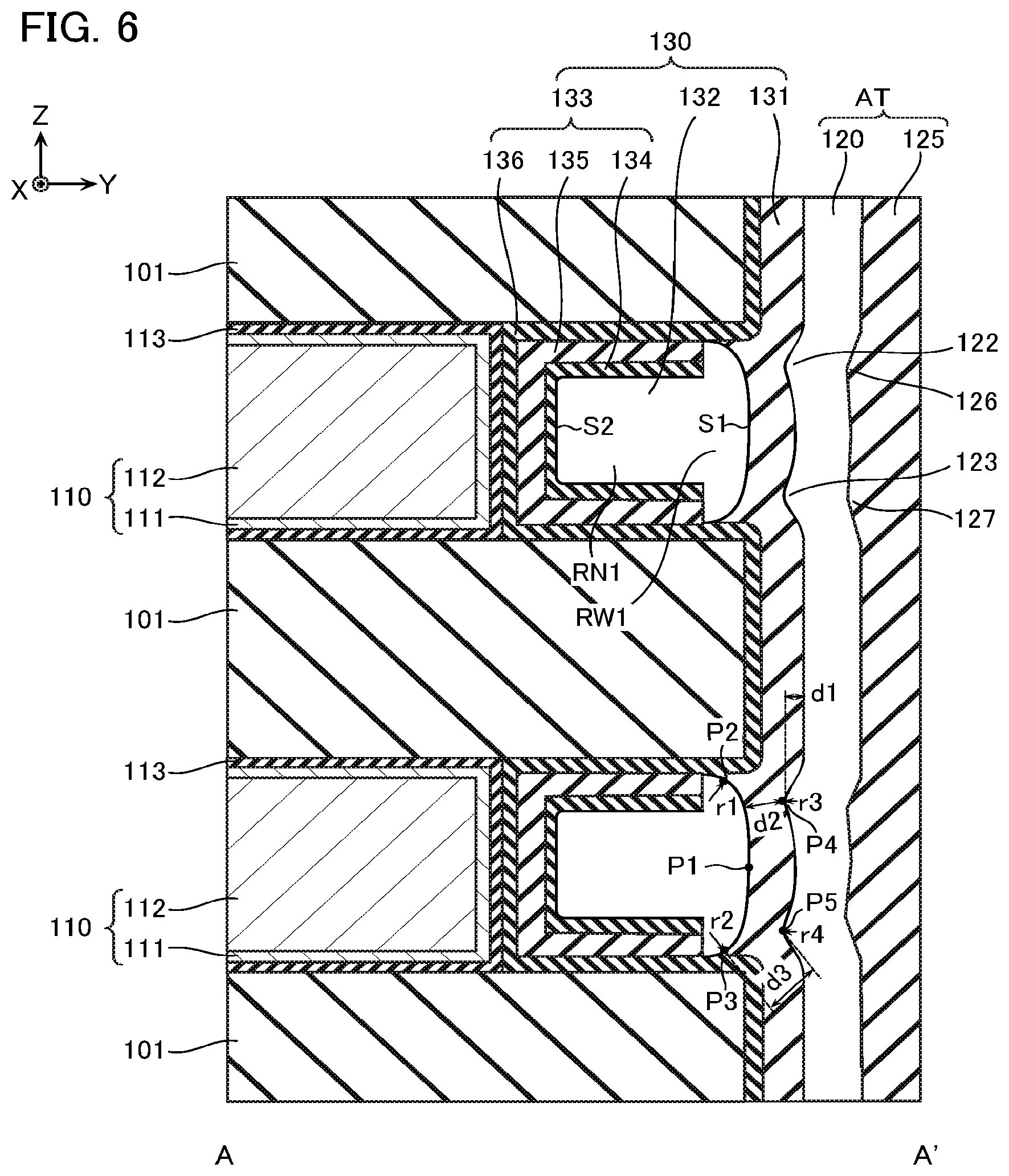 Patent US12317499 Figure 5 – Semiconductor memory device