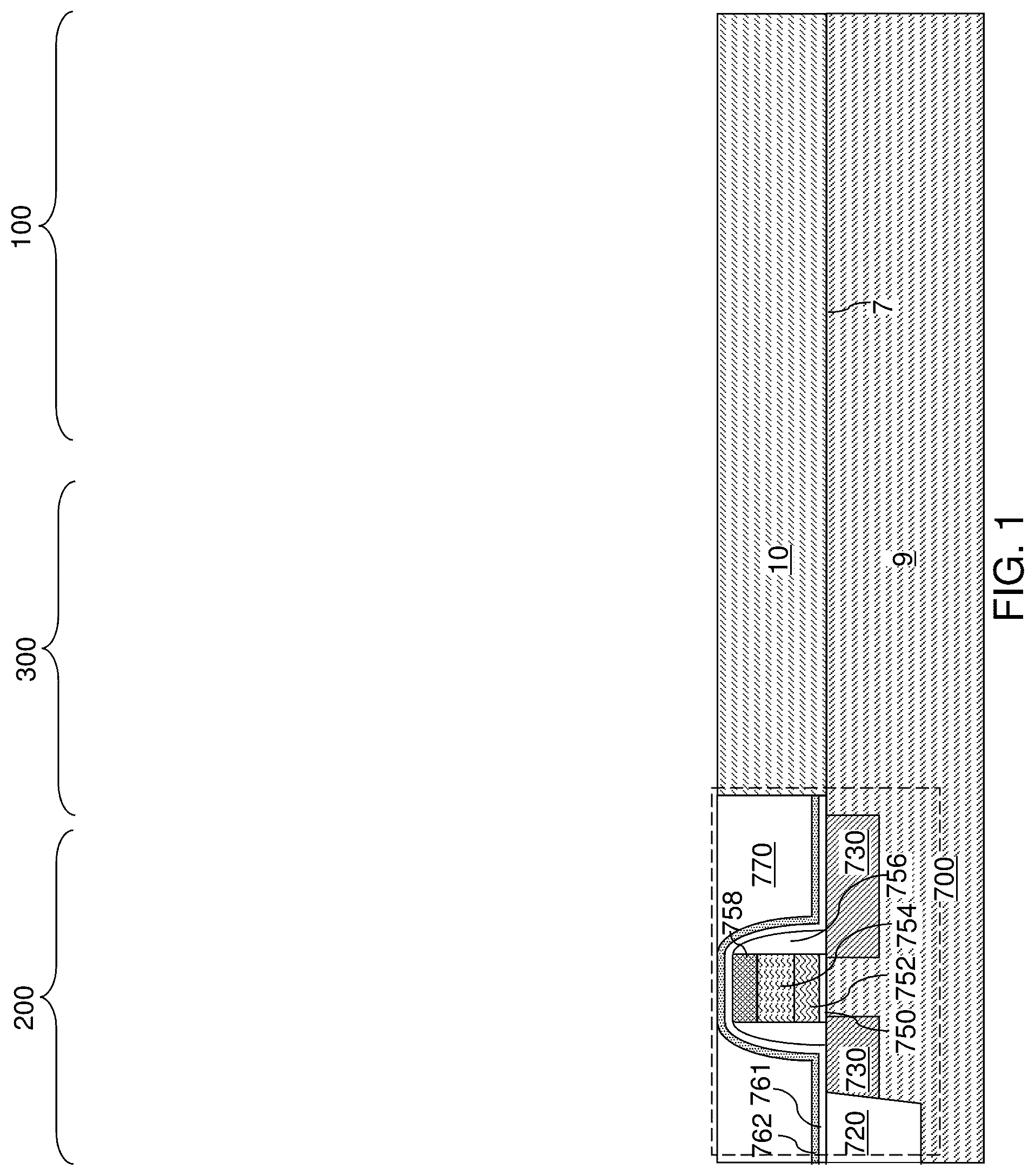 Patent US12317502 — Three-dimensional memory device containing ferroelectric-assisted memory elements and method of making the same — Figure 1