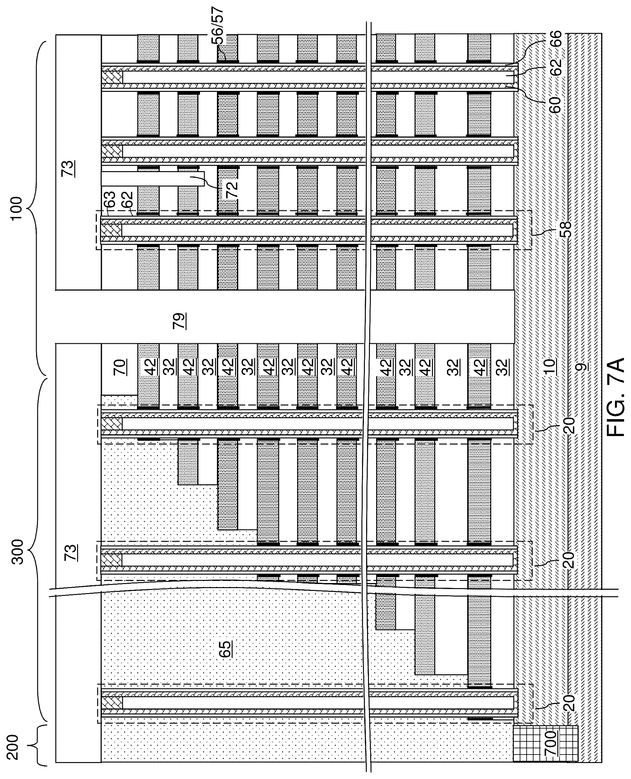 Patent US12317502 Figure 10 – Three-dimensional memory device containing ferroelectric-assisted memory elements and method of making the same