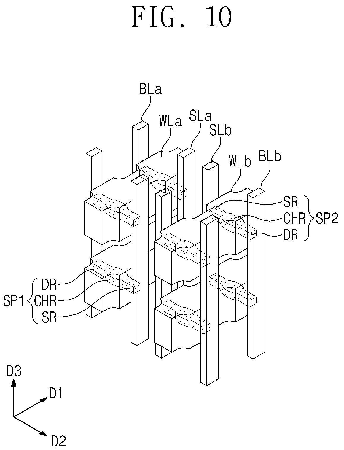 Patent US12317504 Figure 12 – Semiconductor memory device including vertical cell structure and method of fabricating the same