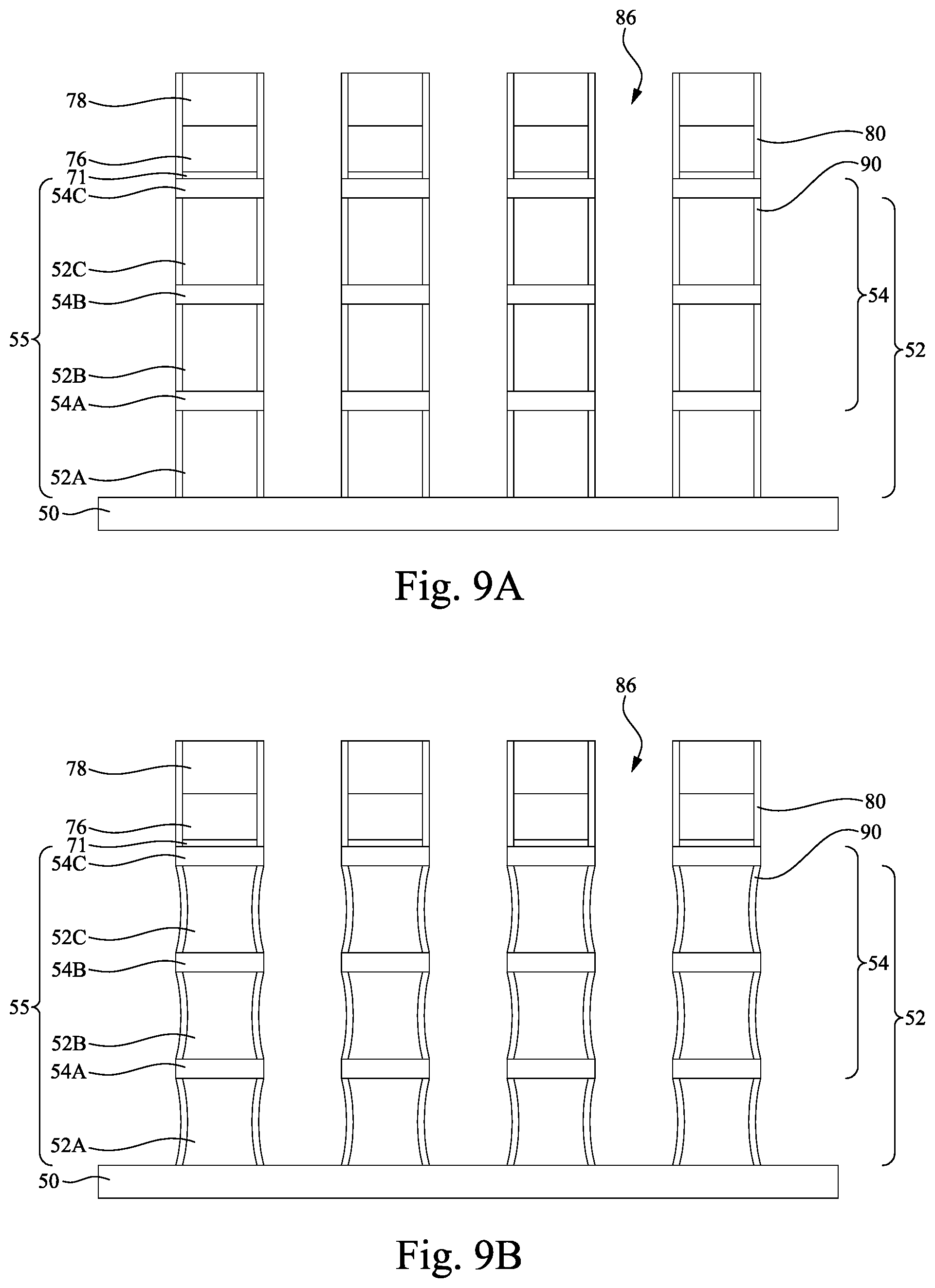 Patent US12317505 Figure 12 – Memory array including epitaxial source lines and bit lines