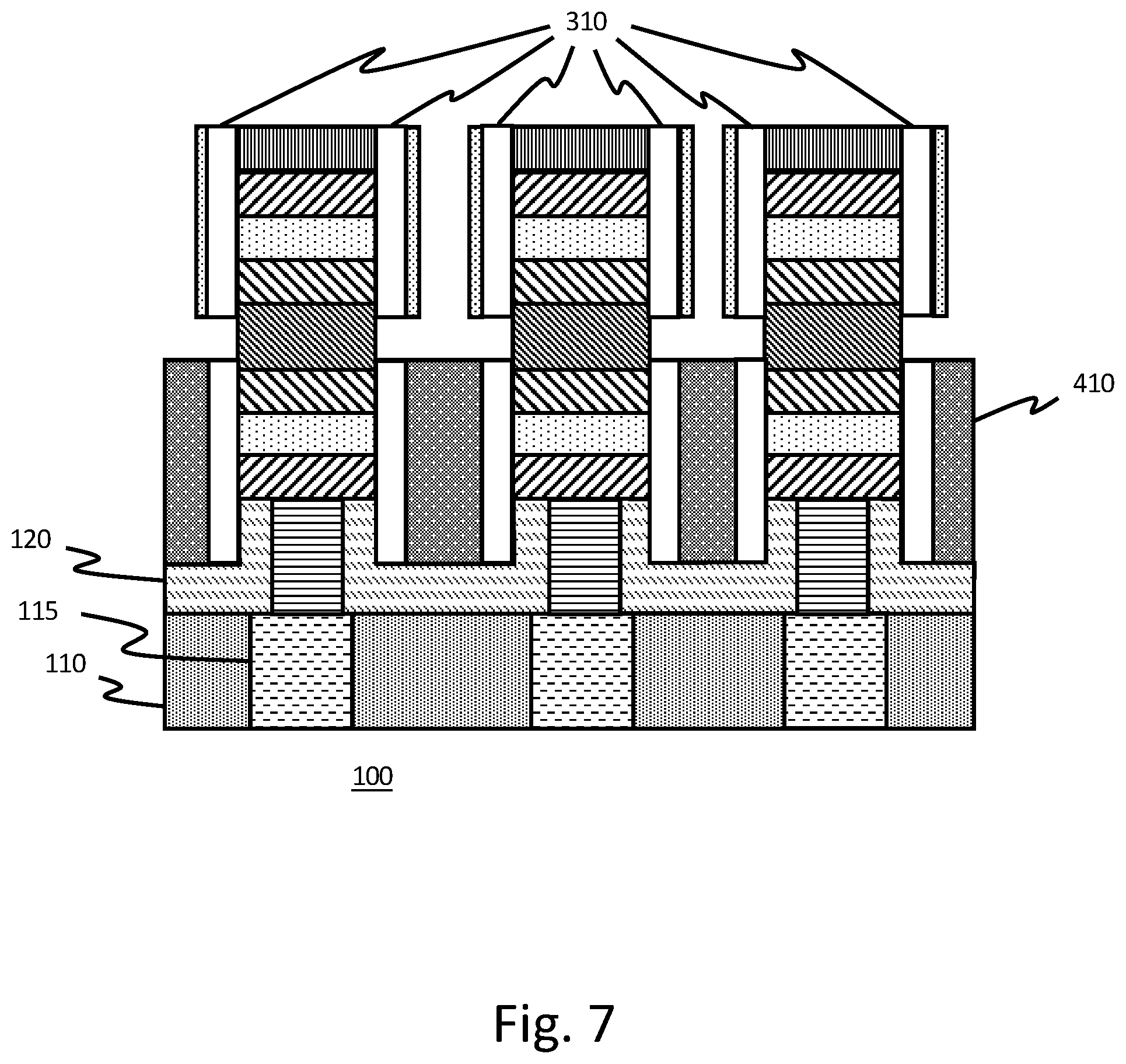 Patent US12317509 Figure 7 – Stacked spin-orbit-torque magnetoresistive random-access memory