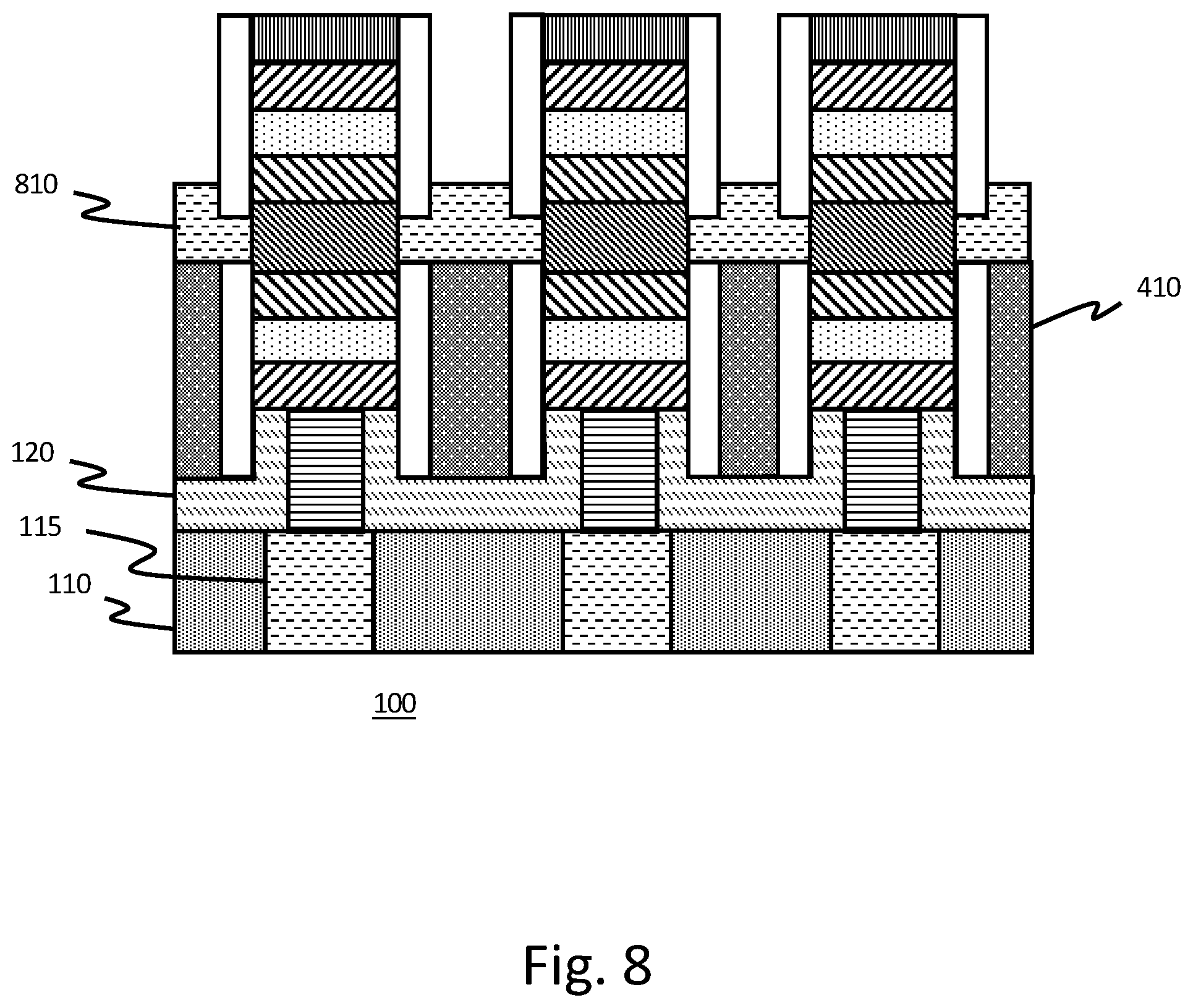 Patent US12317509 Figure 8 – Stacked spin-orbit-torque magnetoresistive random-access memory