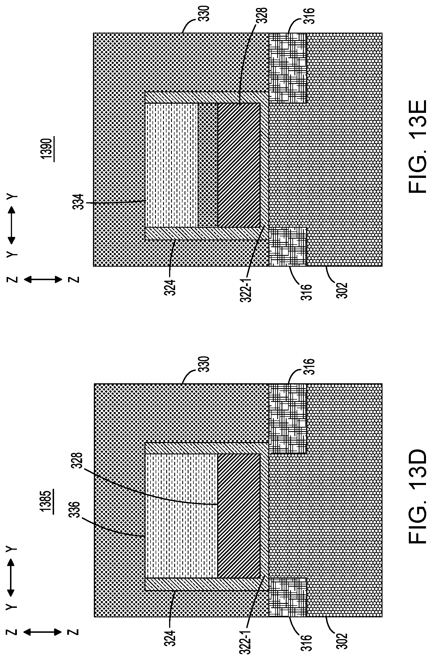 Patent US12317514 Figure 19 – Resistive random-access memory structures with stacked transistors