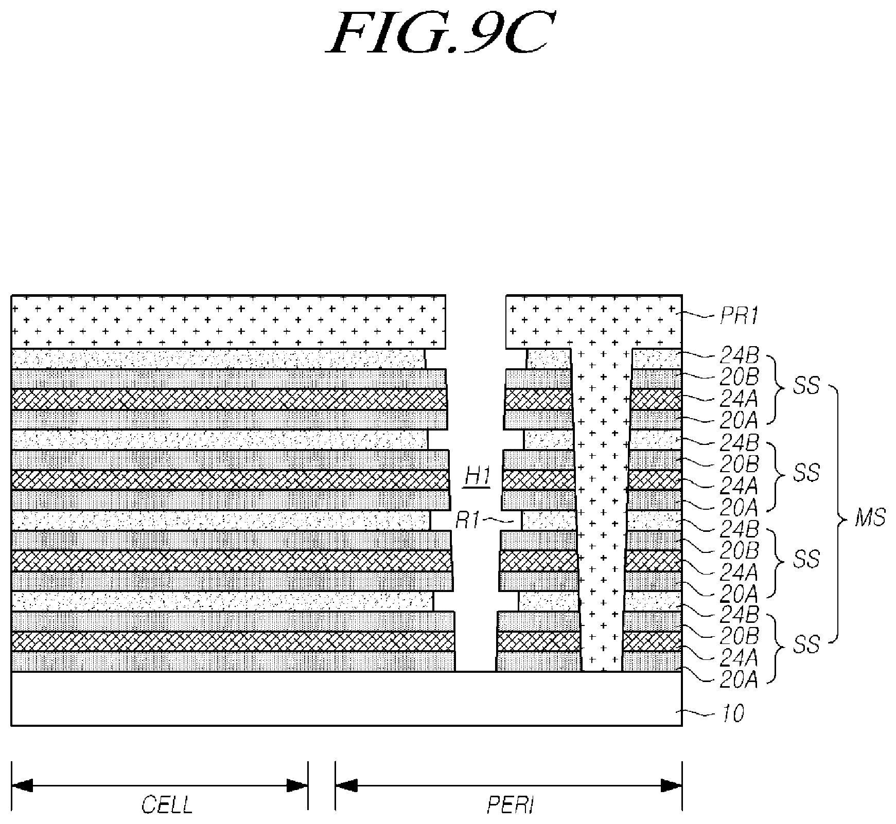 Patent US12317516 Figure 11 – Semiconductor device including capacitors and manufacturing method thereof