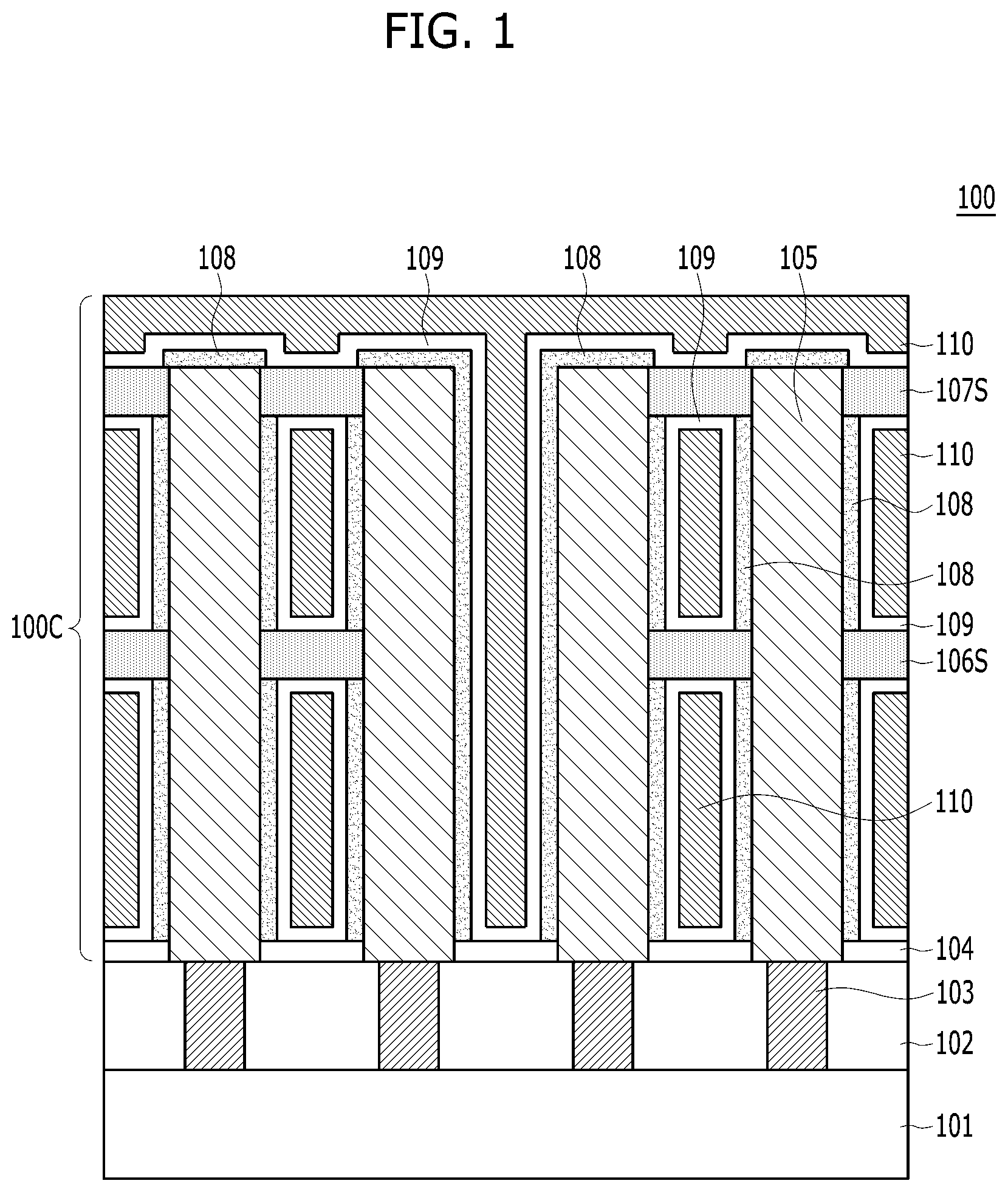 Patent US12317520 Figure 1 – Semiconductor device and method for fabricating the same