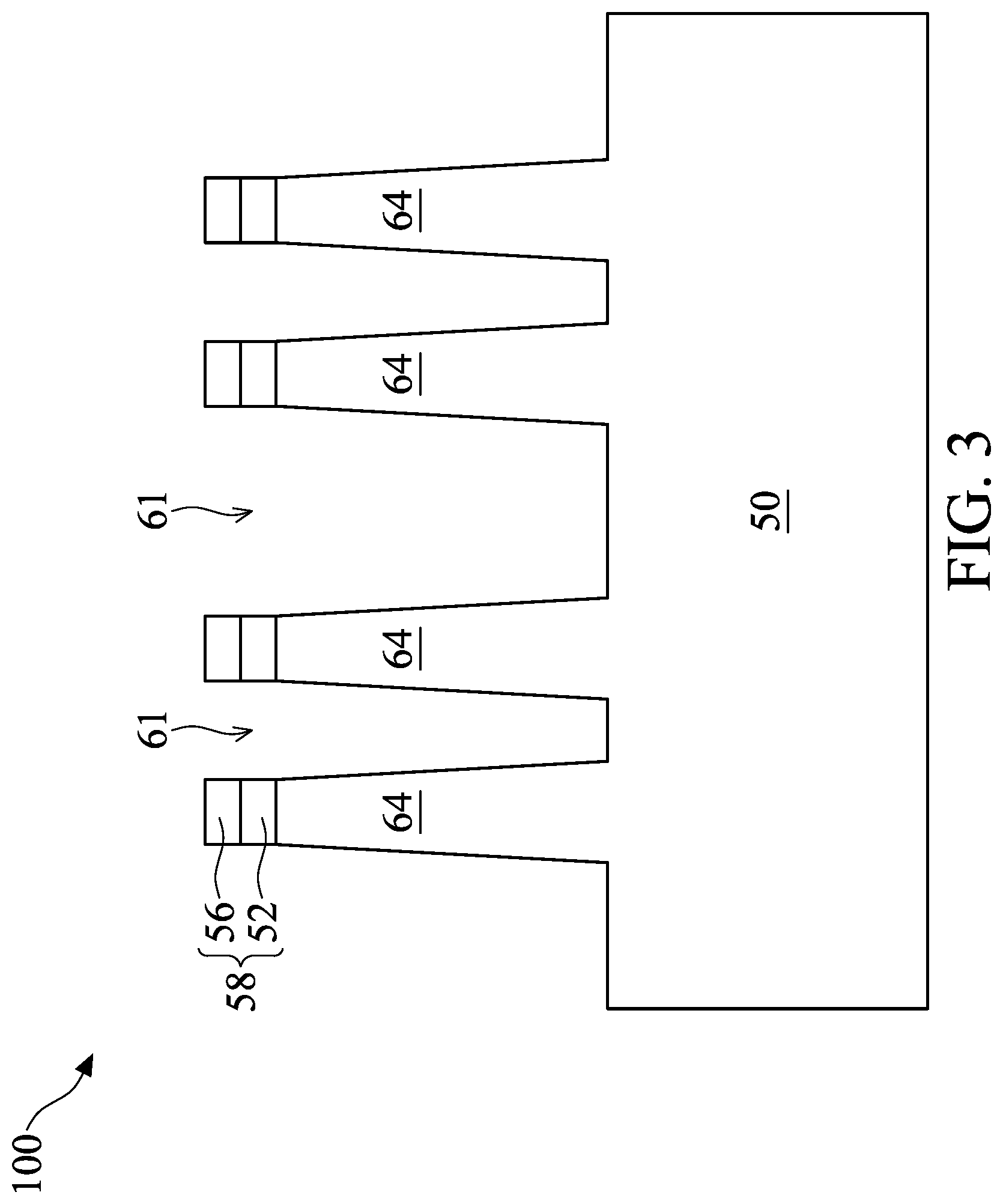 Patent US12317525 Figure 3 – Fin field-effect transistor device and method of forming the same