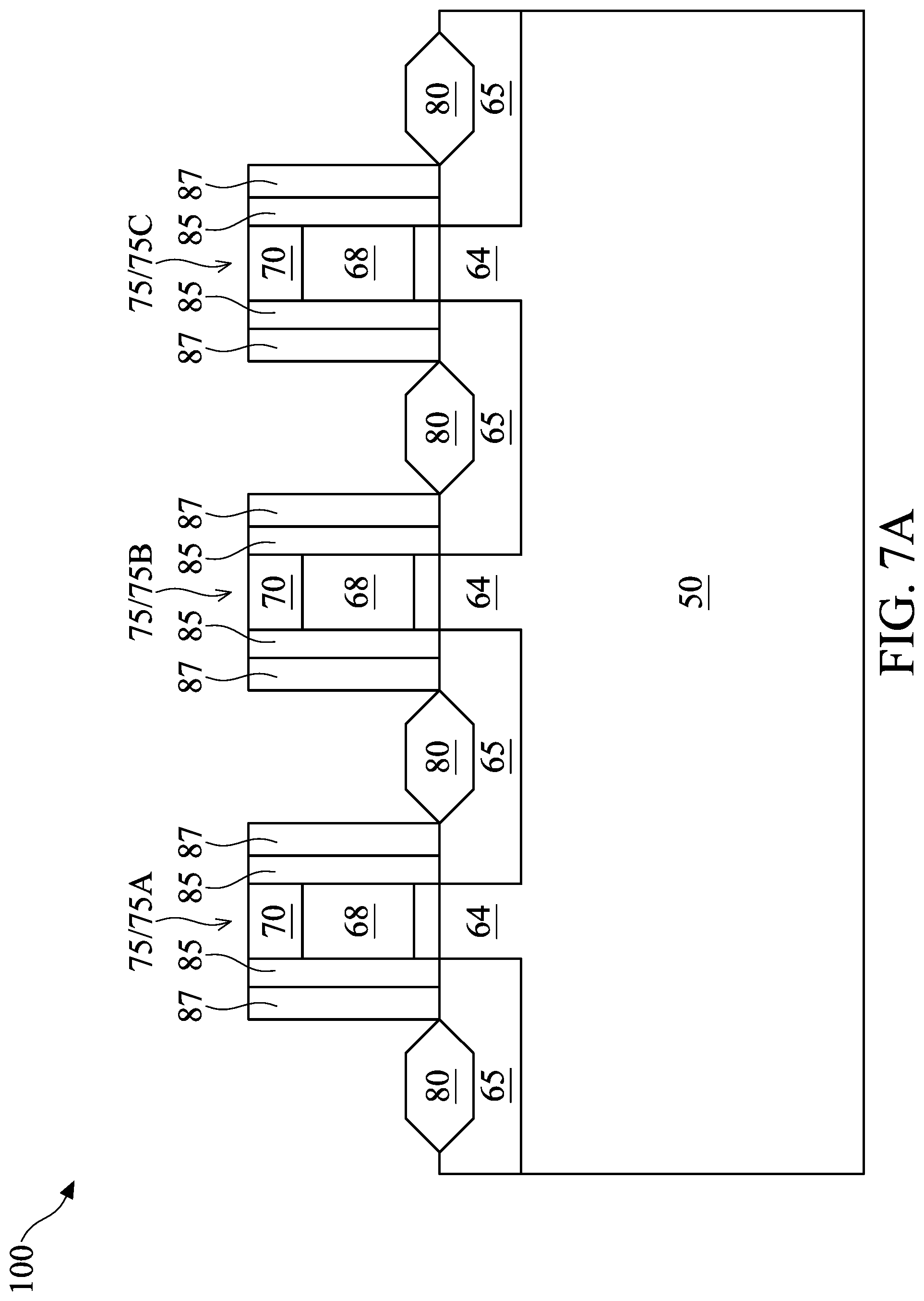 Patent US12317525 Figure 7 – Fin field-effect transistor device and method of forming the same