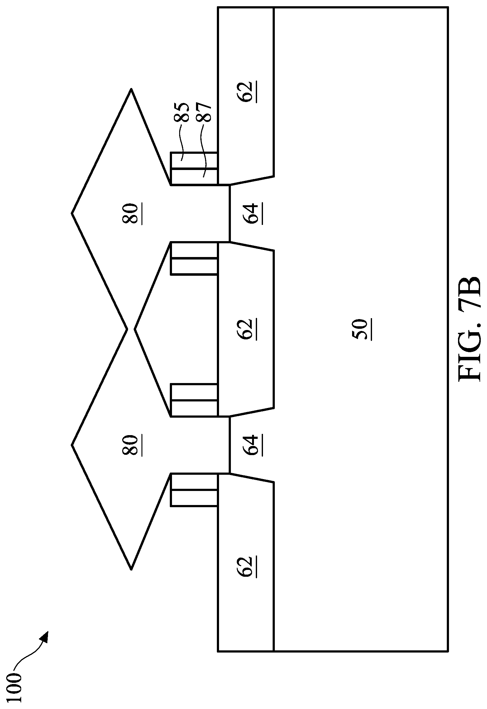 Patent US12317525 Figure 8 – Fin field-effect transistor device and method of forming the same