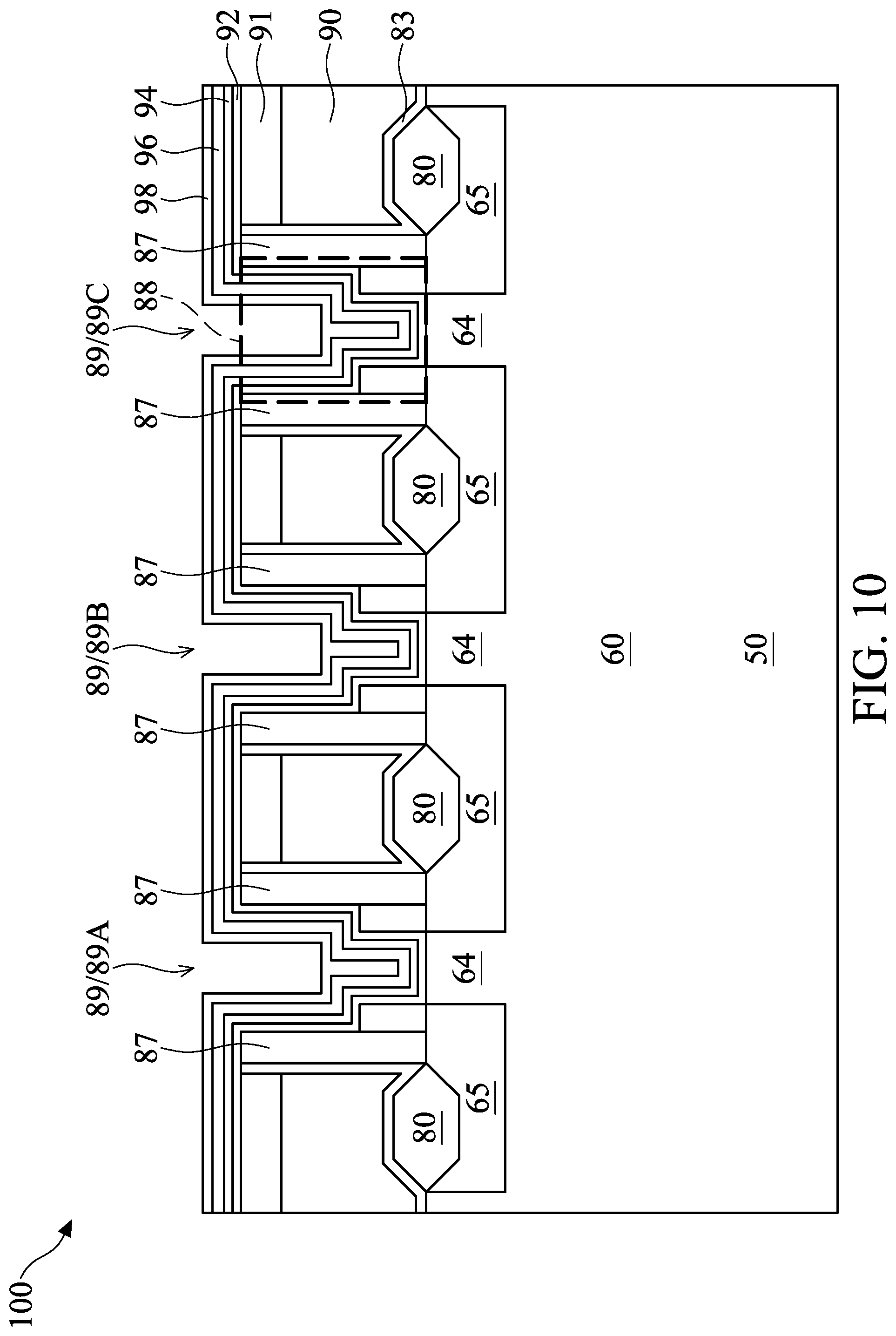 Patent US12317525 Figure 12 – Fin field-effect transistor device and method of forming the same