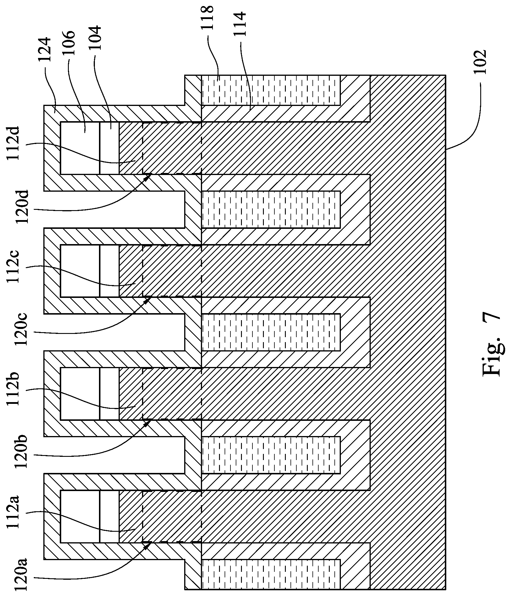 Patent US12317529 Figure 7 – Semiconductor device