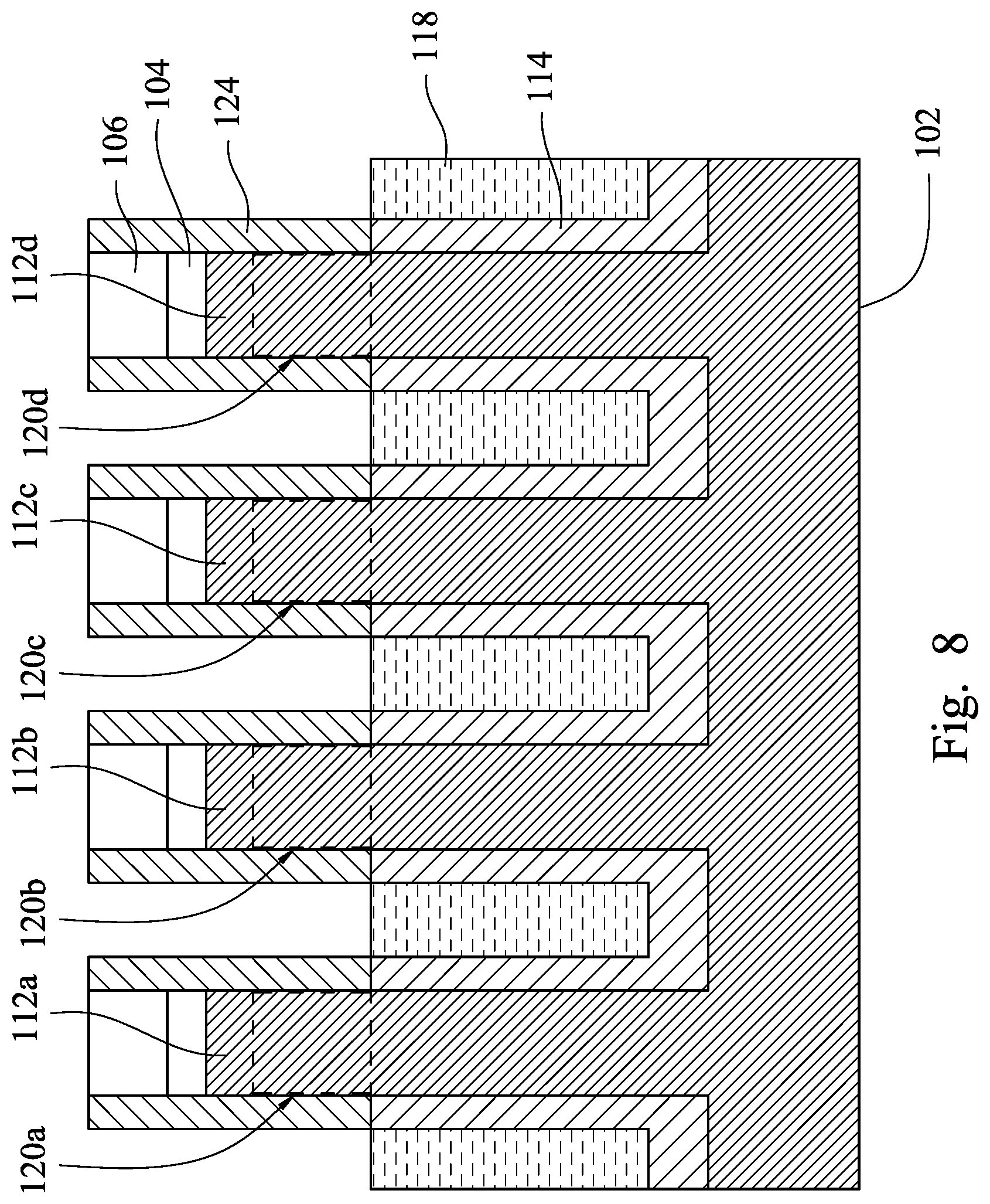 Patent US12317529 Figure 8 – Semiconductor device