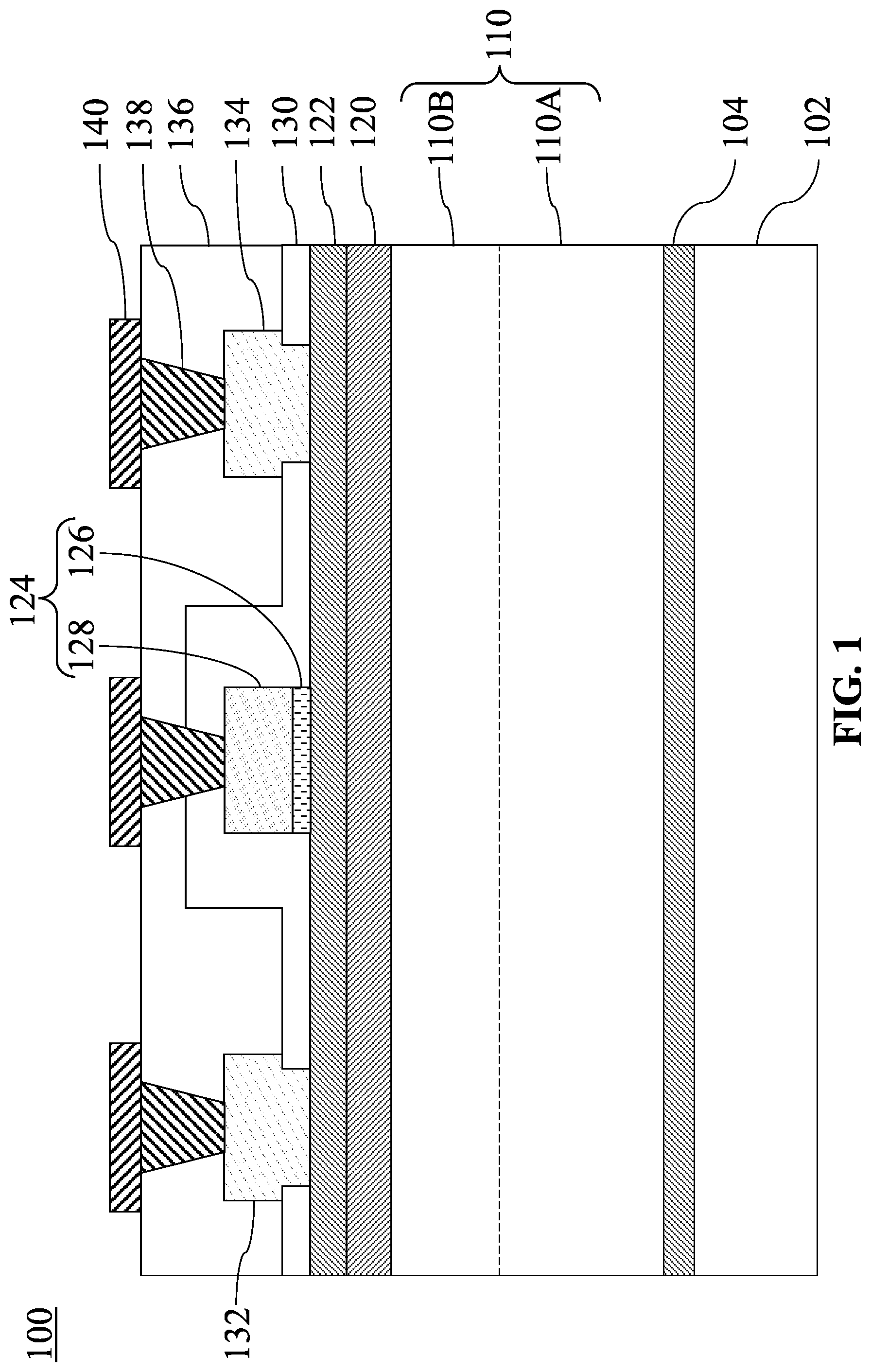 Patent US12317532 Figure 1 – Semiconductor device and method for manufacturing the same