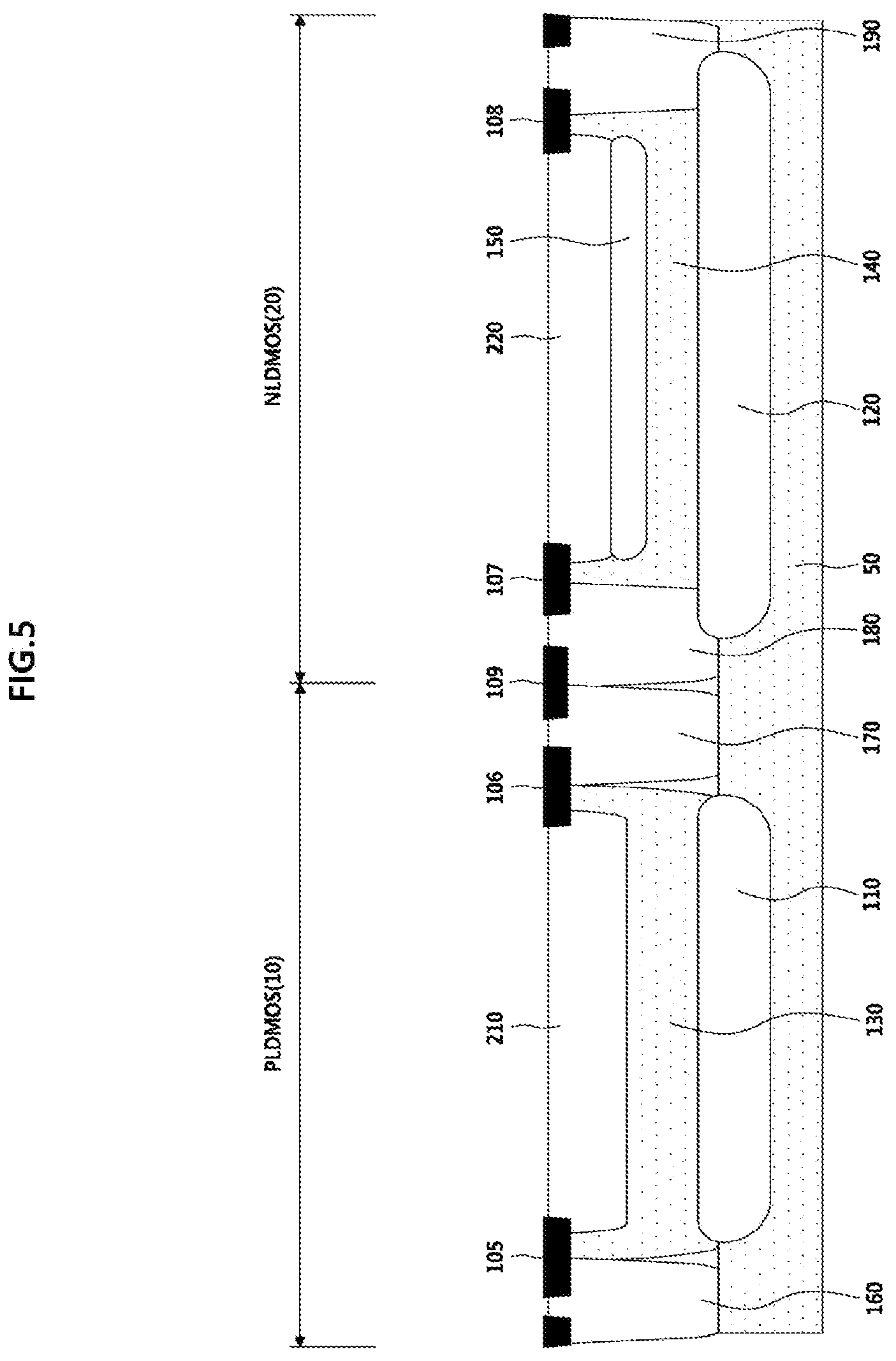 Patent US12317534 Figure 9 – High voltage semiconductor device and manufacturing method of high voltage semiconductor device