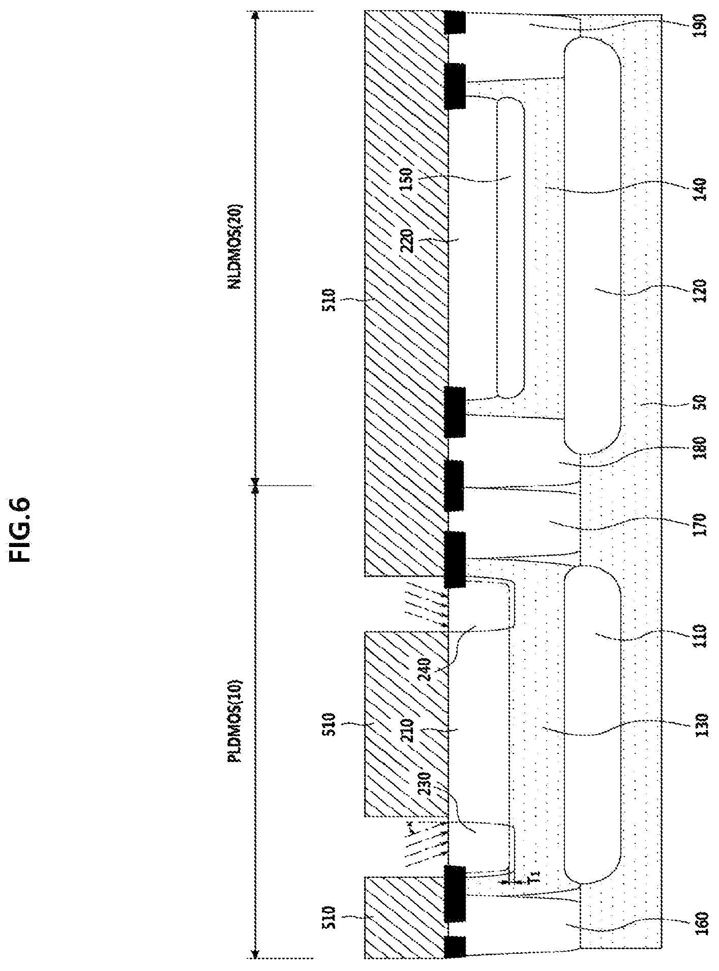 Patent US12317534 Figure 10 – High voltage semiconductor device and manufacturing method of high voltage semiconductor device