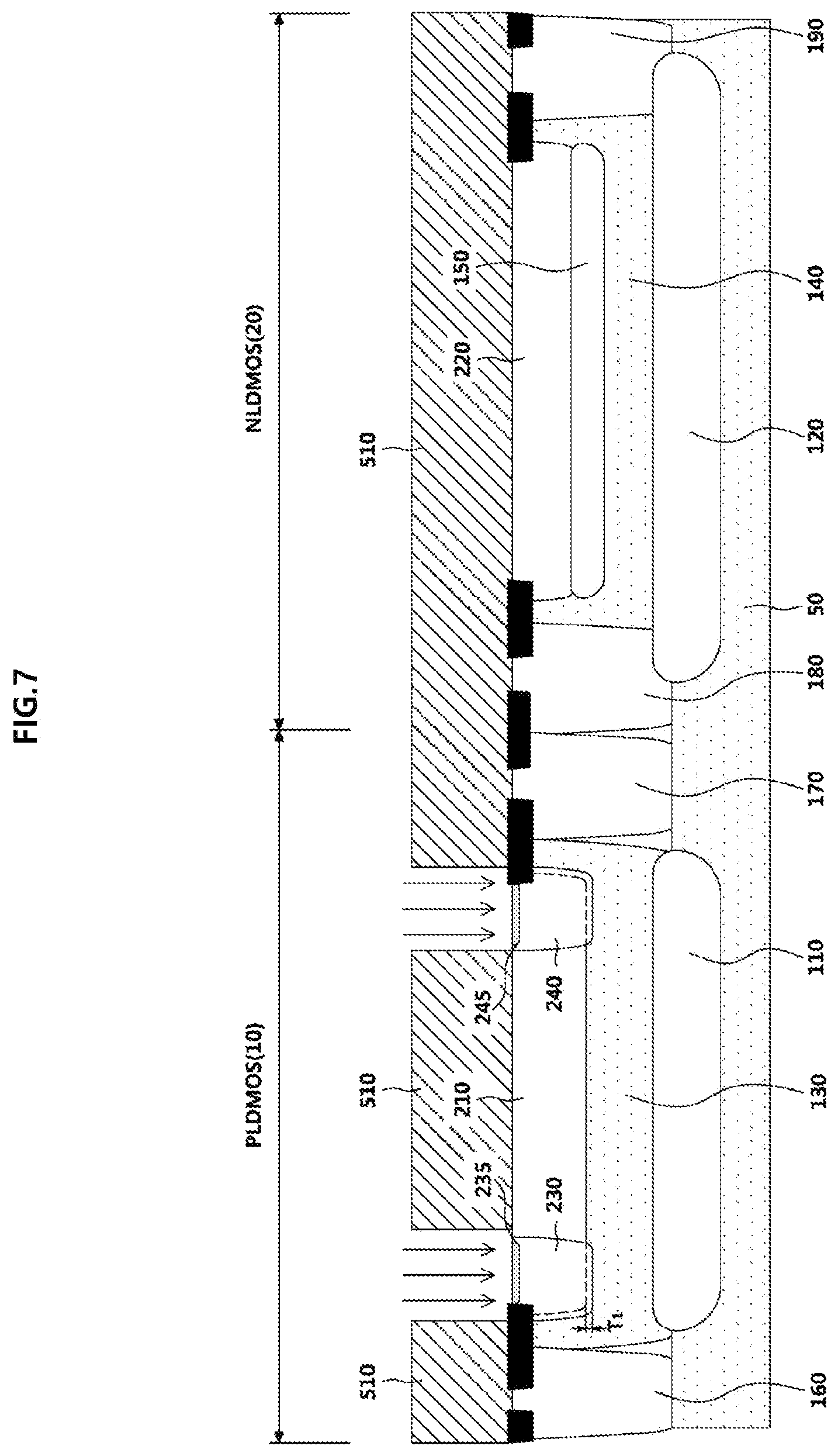 Patent US12317534 Figure 11 – High voltage semiconductor device and manufacturing method of high voltage semiconductor device