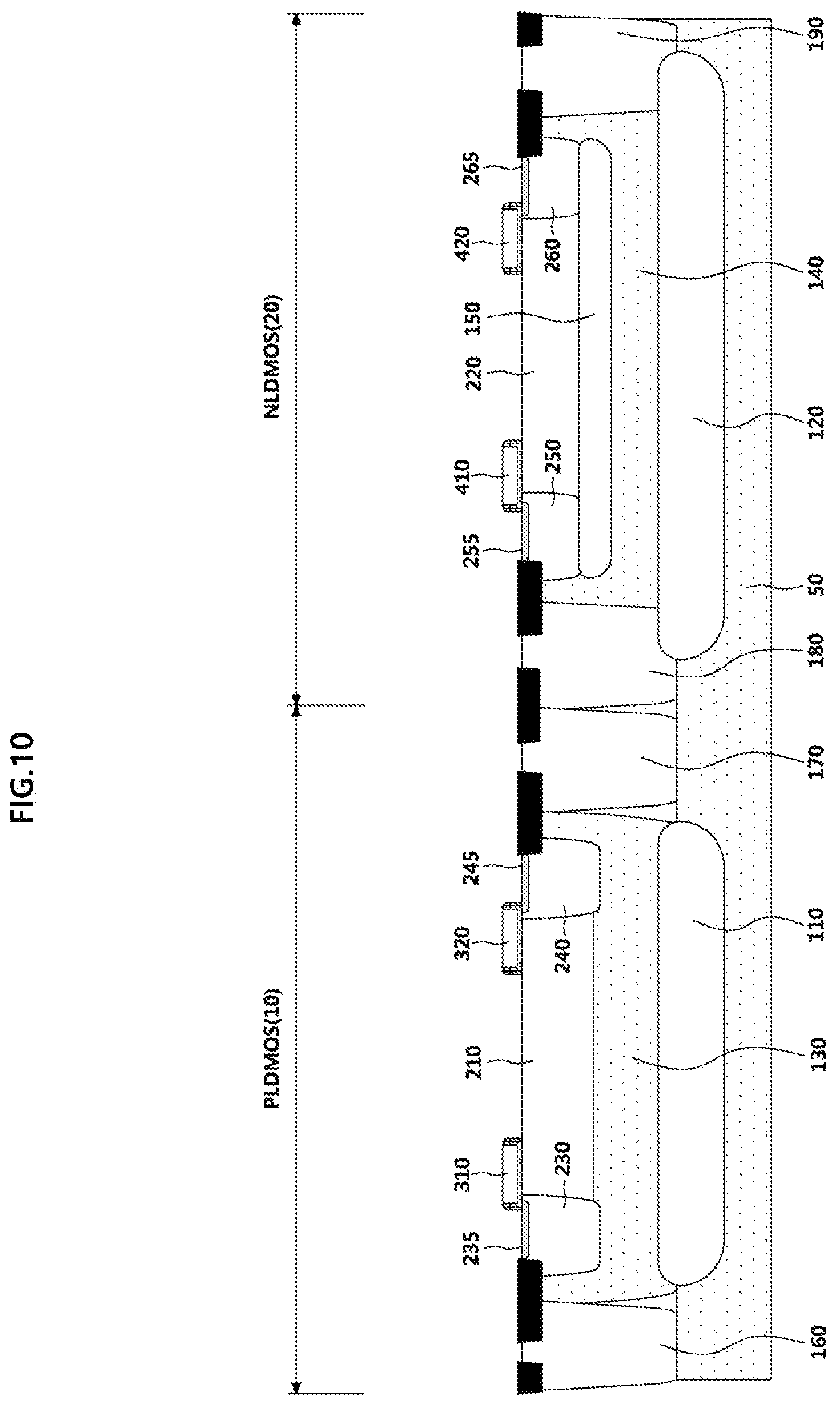Patent US12317534 Figure 14 – High voltage semiconductor device and manufacturing method of high voltage semiconductor device