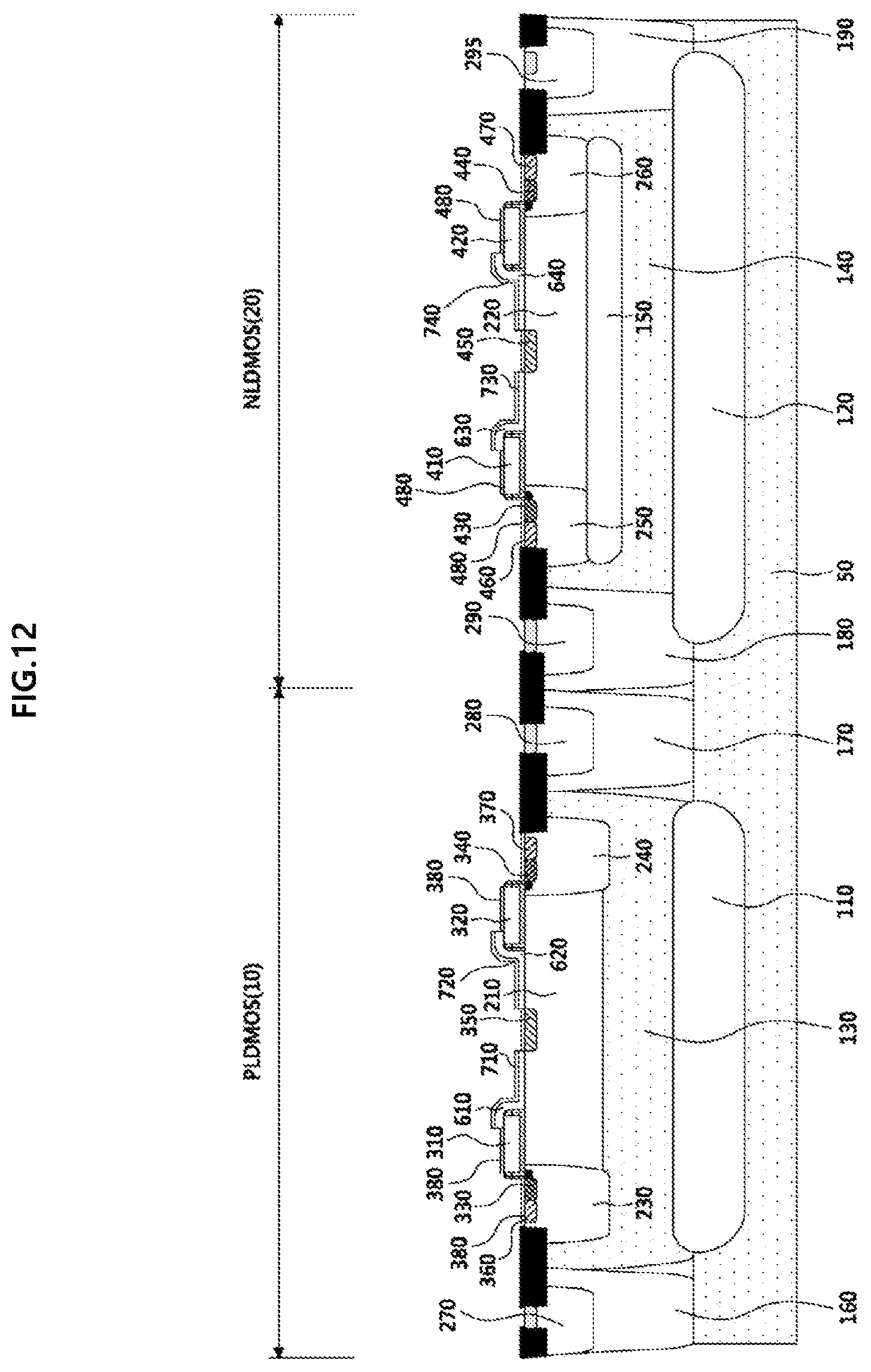 Patent US12317534 Figure 16 – High voltage semiconductor device and manufacturing method of high voltage semiconductor device