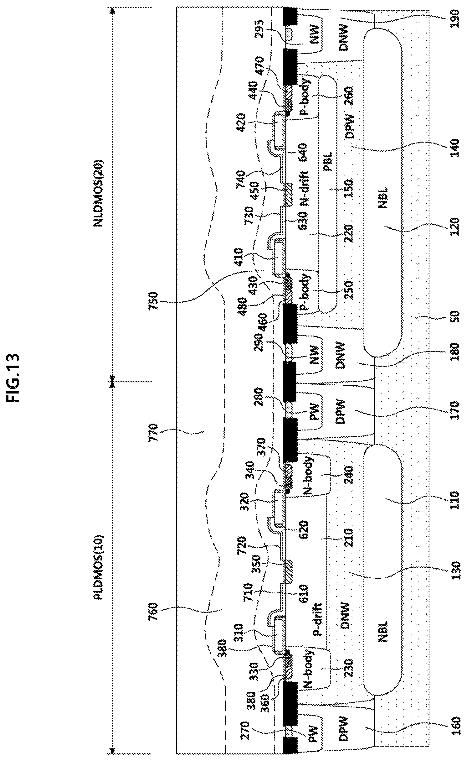 Patent US12317534 Figure 17 – High voltage semiconductor device and manufacturing method of high voltage semiconductor device